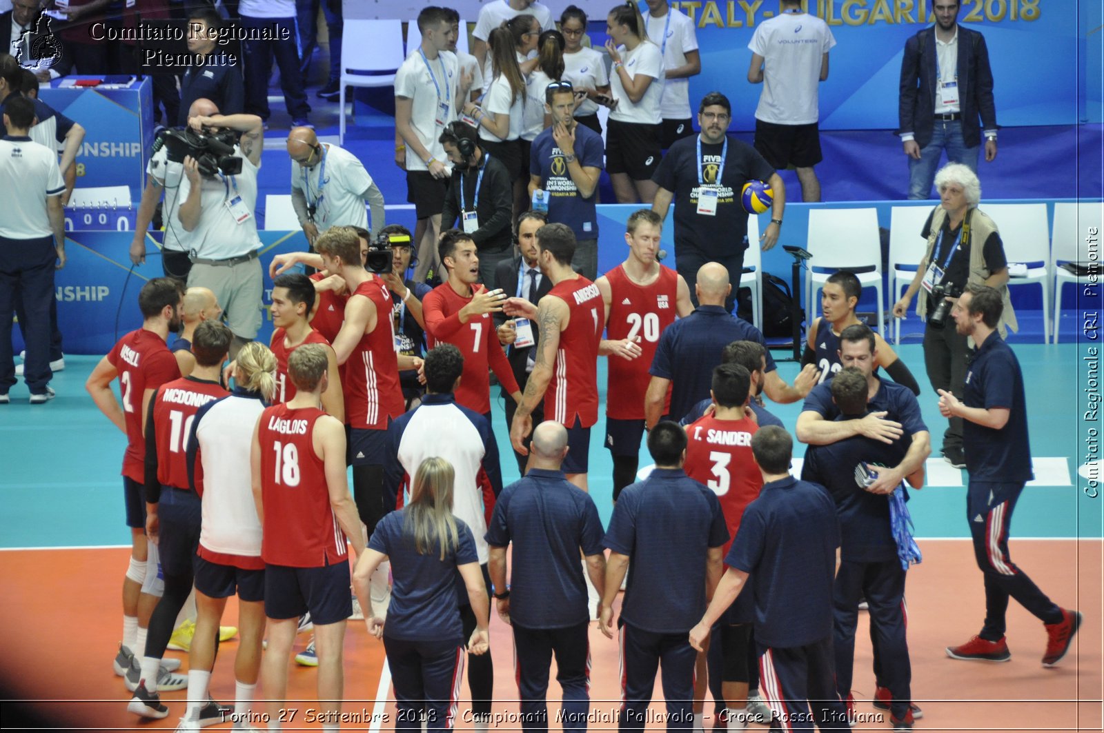 Torino 27 Settembre 2018 - Campionati Mondiali Pallavolo - Croce Rossa Italiana- Comitato Regionale del Piemonte