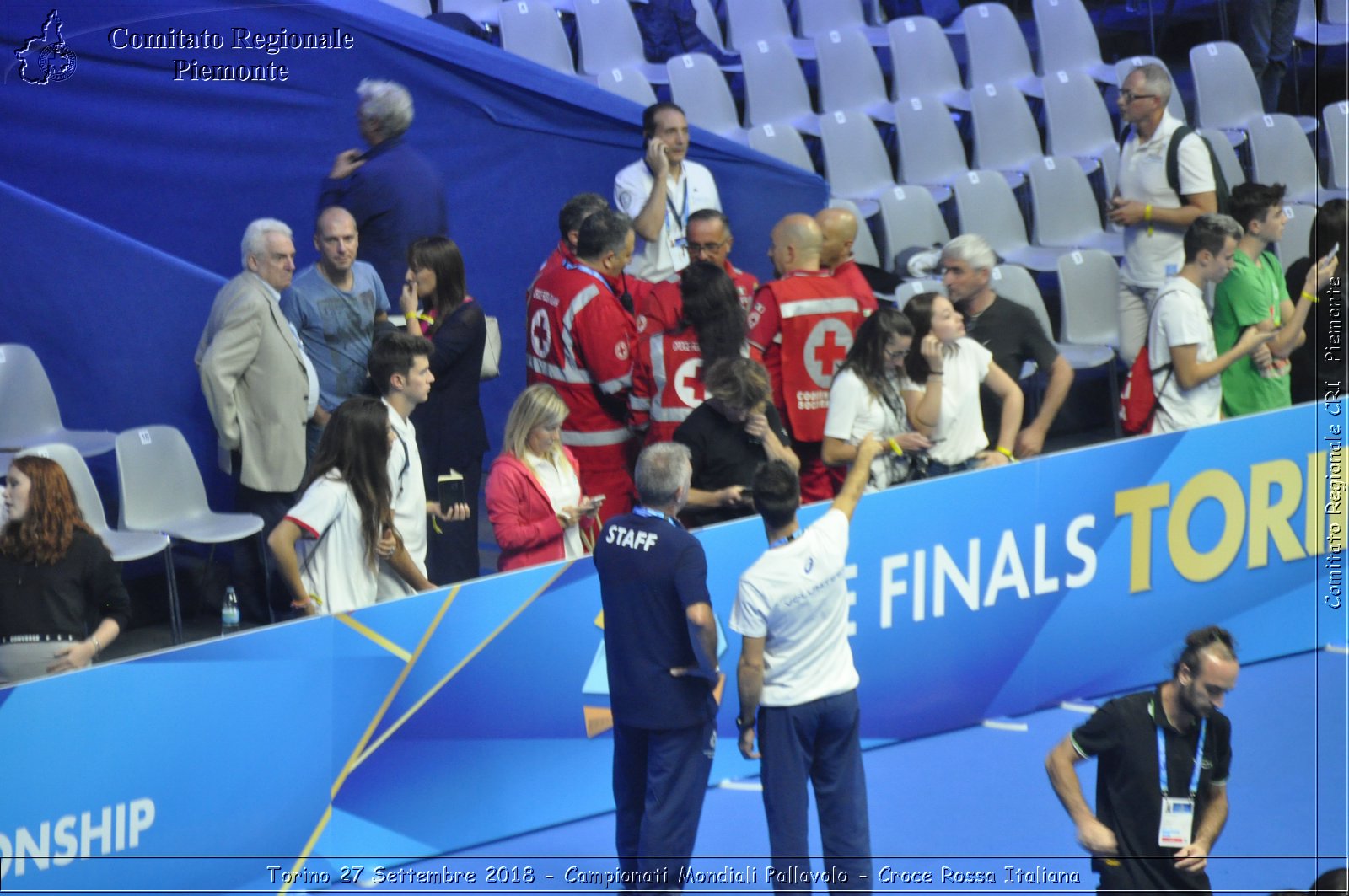 Torino 27 Settembre 2018 - Campionati Mondiali Pallavolo - Croce Rossa Italiana- Comitato Regionale del Piemonte