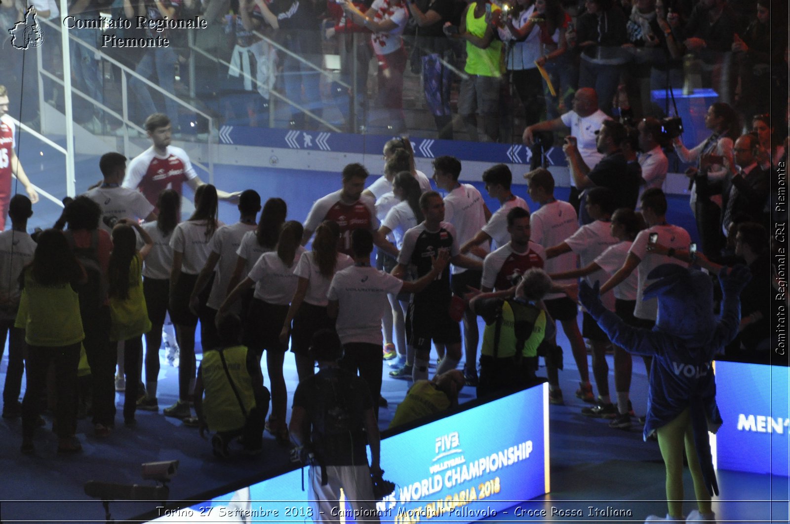 Torino 27 Settembre 2018 - Campionati Mondiali Pallavolo - Croce Rossa Italiana- Comitato Regionale del Piemonte