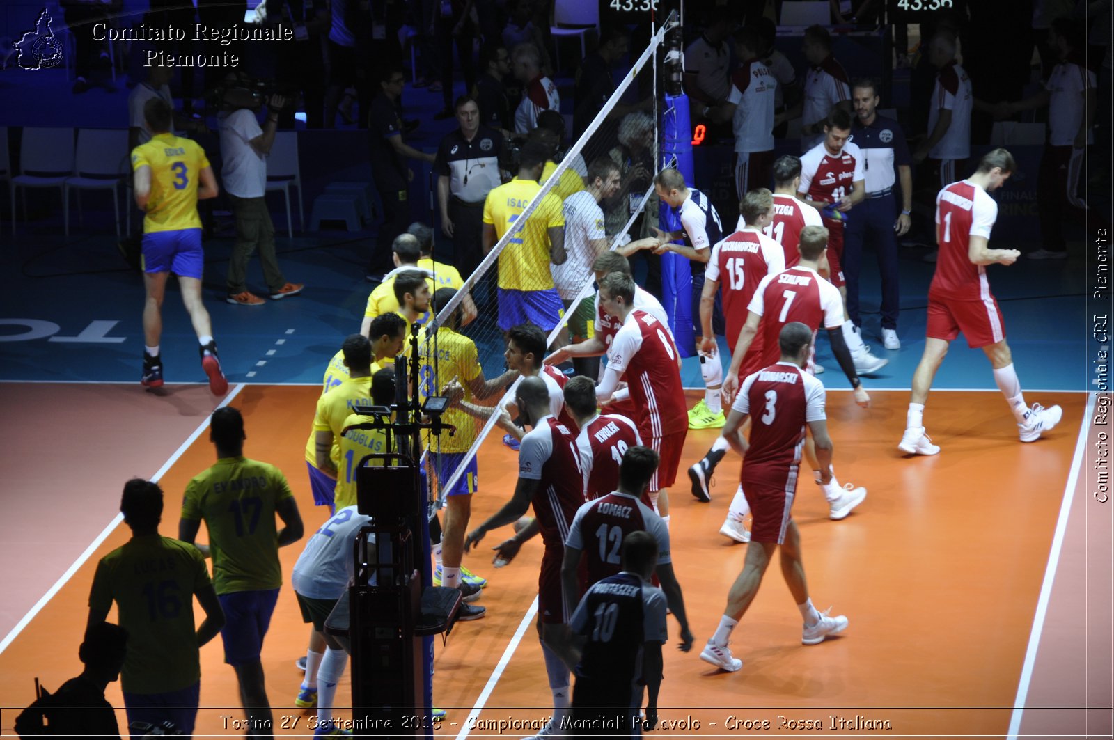 Torino 27 Settembre 2018 - Campionati Mondiali Pallavolo - Croce Rossa Italiana- Comitato Regionale del Piemonte