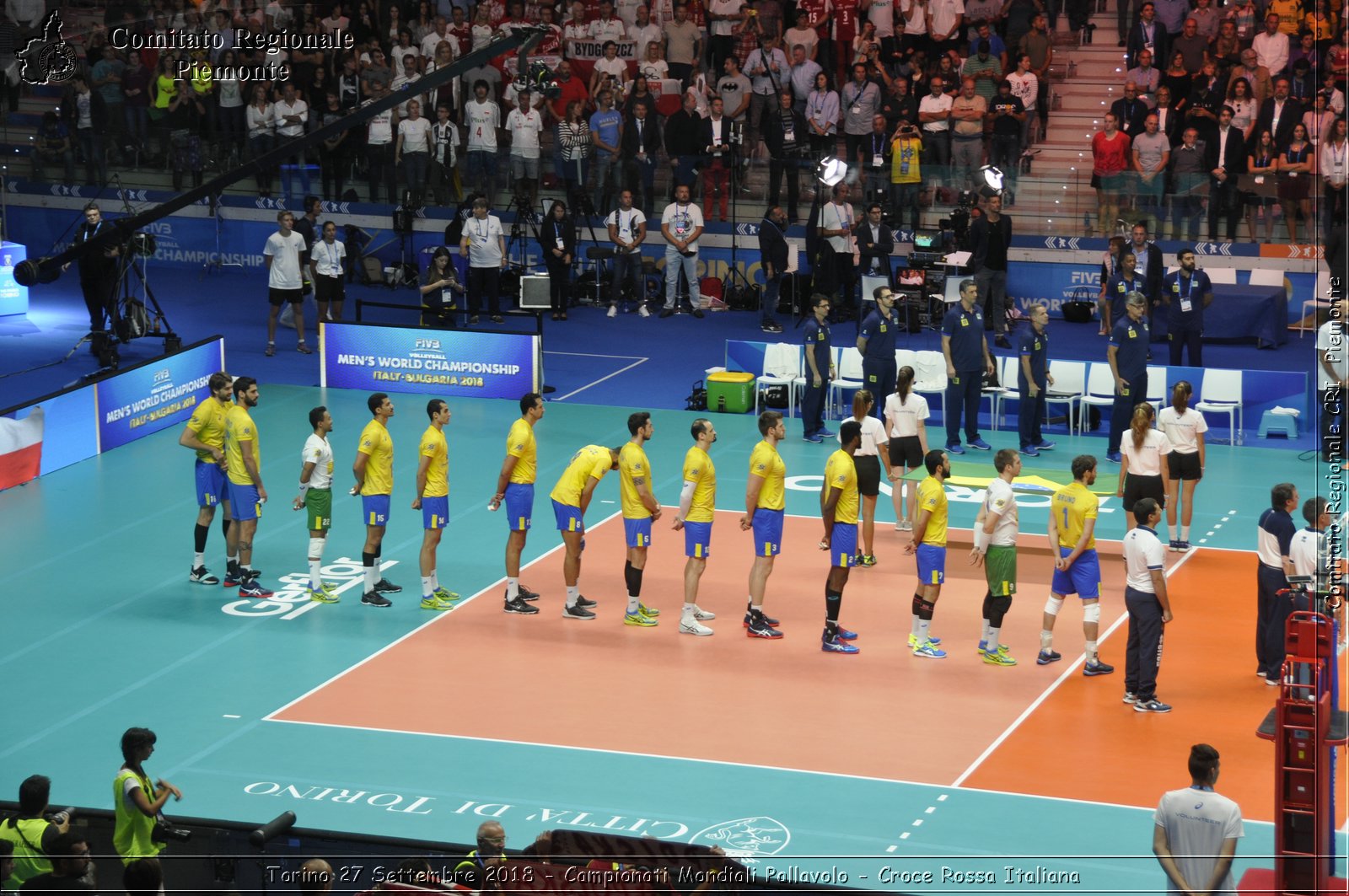 Torino 27 Settembre 2018 - Campionati Mondiali Pallavolo - Croce Rossa Italiana- Comitato Regionale del Piemonte