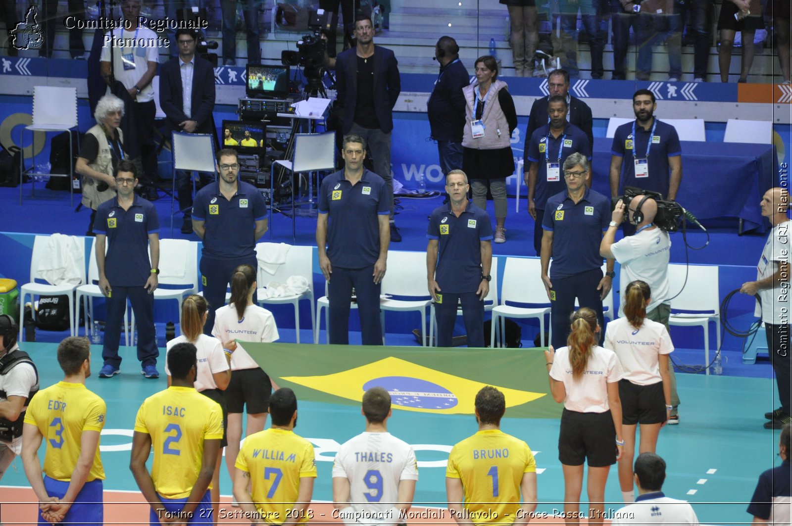 Torino 27 Settembre 2018 - Campionati Mondiali Pallavolo - Croce Rossa Italiana- Comitato Regionale del Piemonte