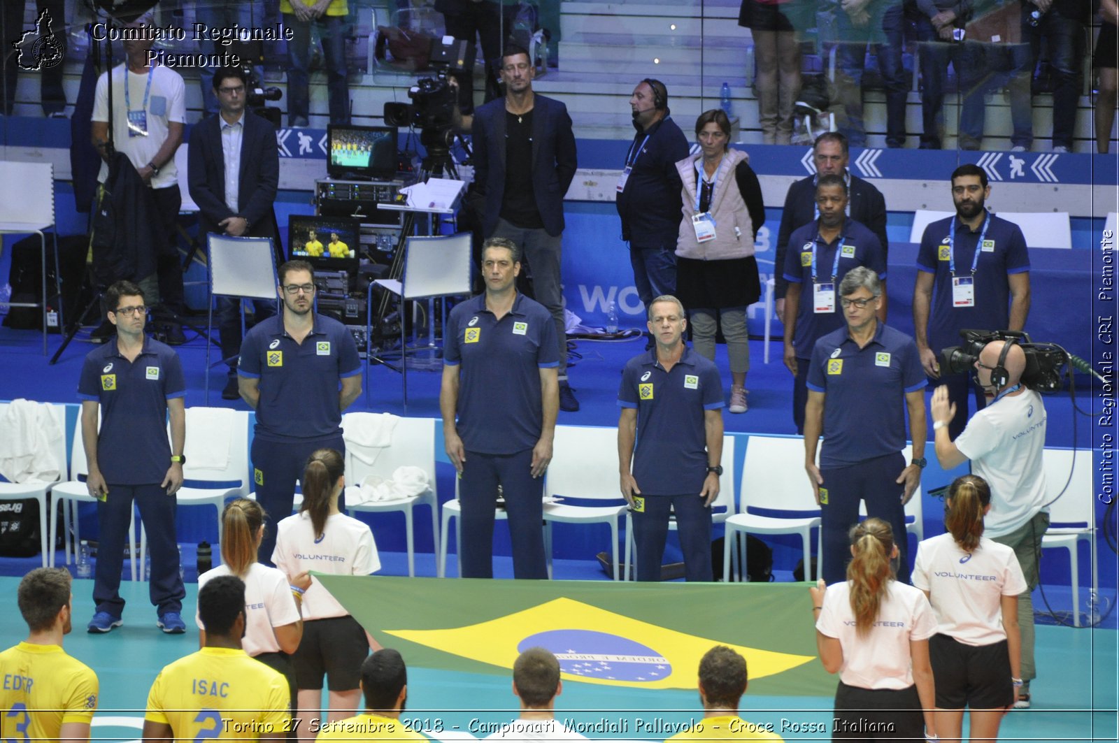 Torino 27 Settembre 2018 - Campionati Mondiali Pallavolo - Croce Rossa Italiana- Comitato Regionale del Piemonte