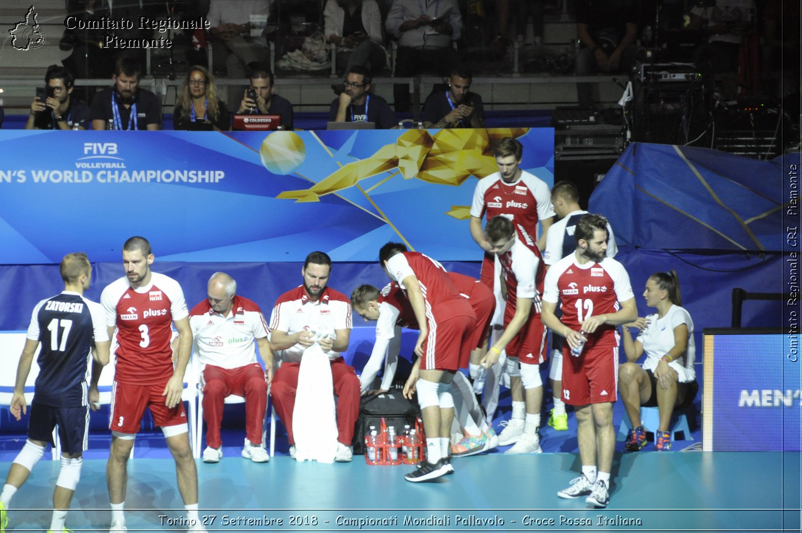 Torino 27 Settembre 2018 - Campionati Mondiali Pallavolo - Croce Rossa Italiana- Comitato Regionale del Piemonte