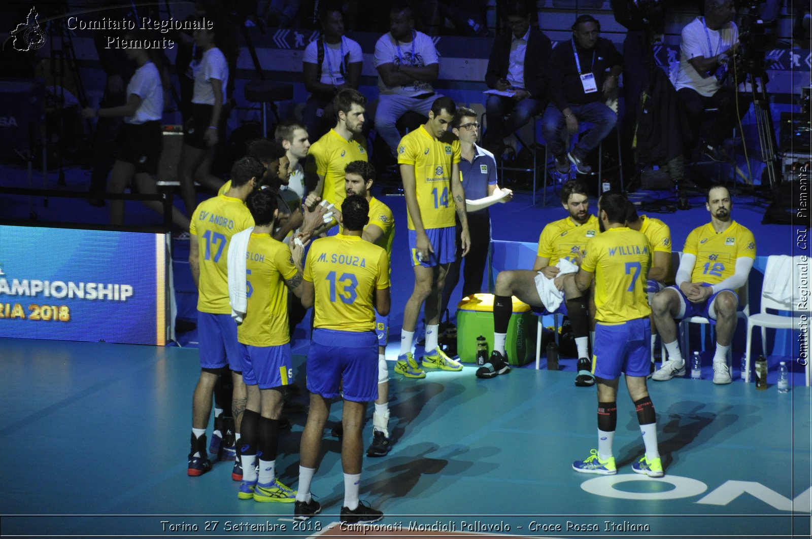 Torino 27 Settembre 2018 - Campionati Mondiali Pallavolo - Croce Rossa Italiana- Comitato Regionale del Piemonte