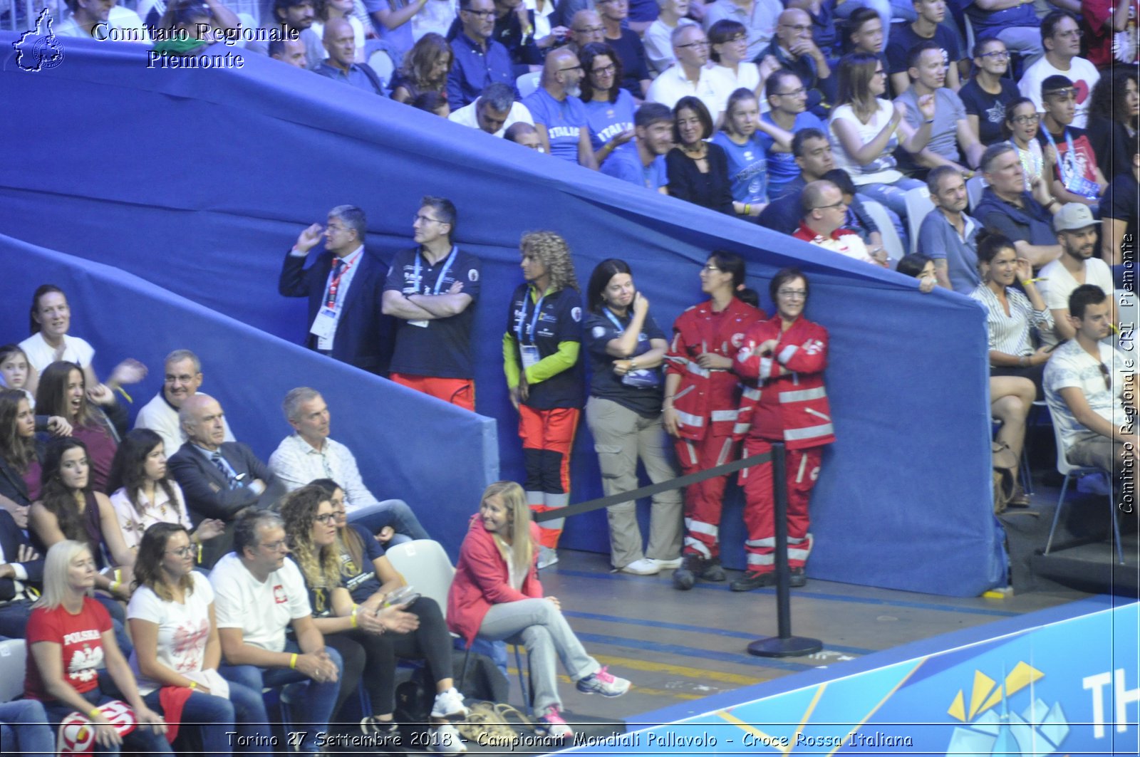 Torino 27 Settembre 2018 - Campionati Mondiali Pallavolo - Croce Rossa Italiana- Comitato Regionale del Piemonte