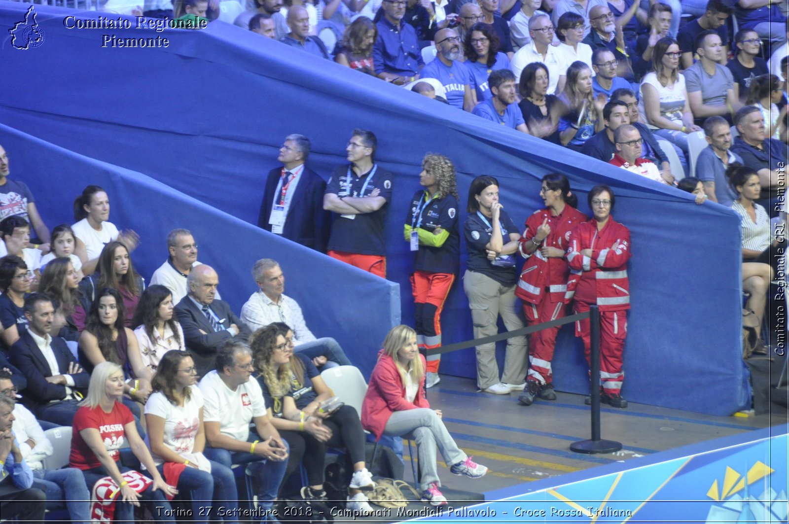 Torino 27 Settembre 2018 - Campionati Mondiali Pallavolo - Croce Rossa Italiana- Comitato Regionale del Piemonte