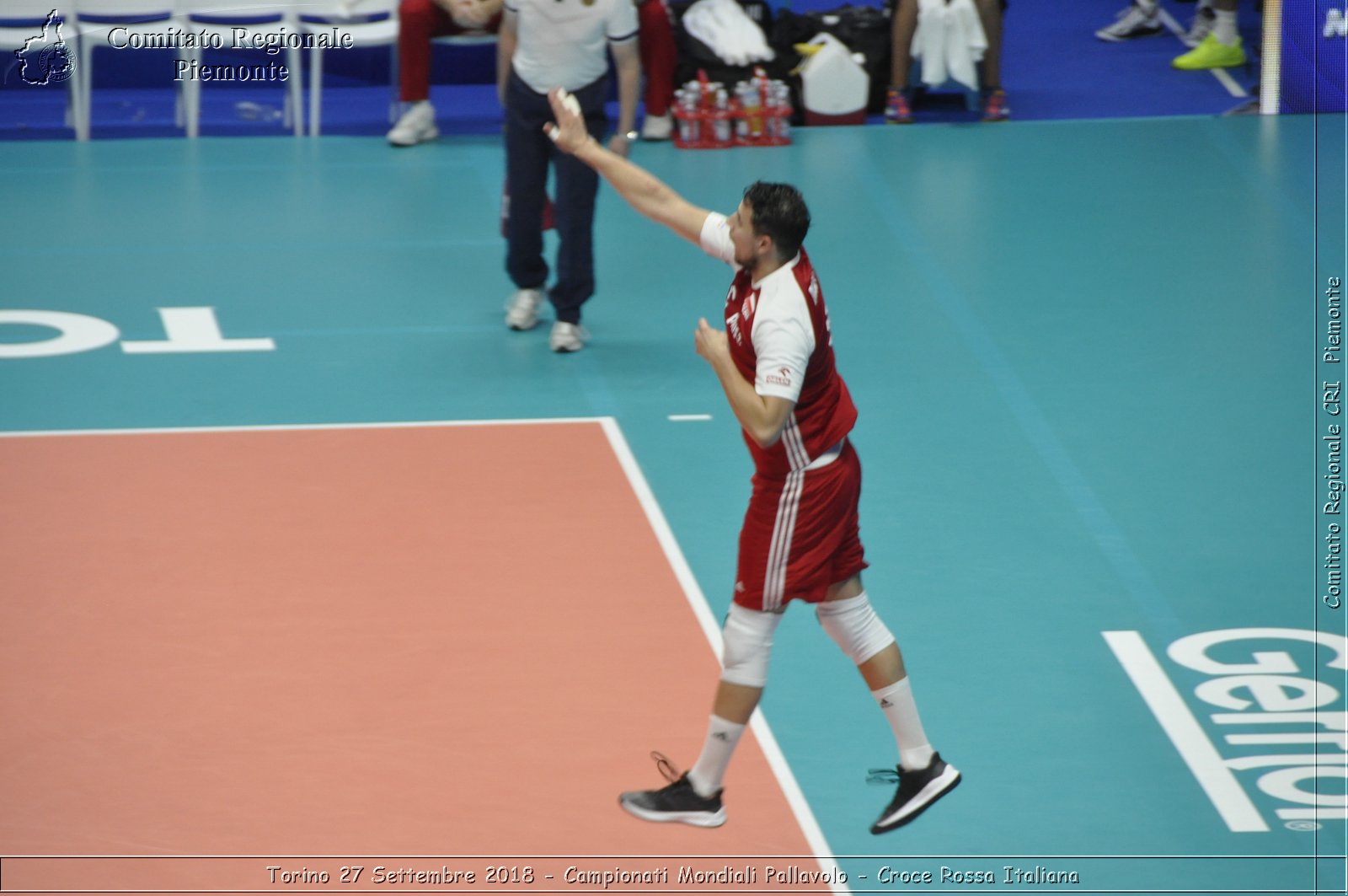 Torino 27 Settembre 2018 - Campionati Mondiali Pallavolo - Croce Rossa Italiana- Comitato Regionale del Piemonte