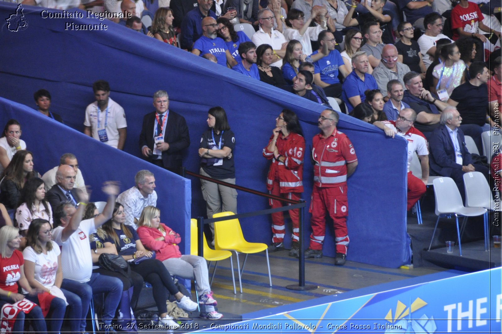 Torino 27 Settembre 2018 - Campionati Mondiali Pallavolo - Croce Rossa Italiana- Comitato Regionale del Piemonte