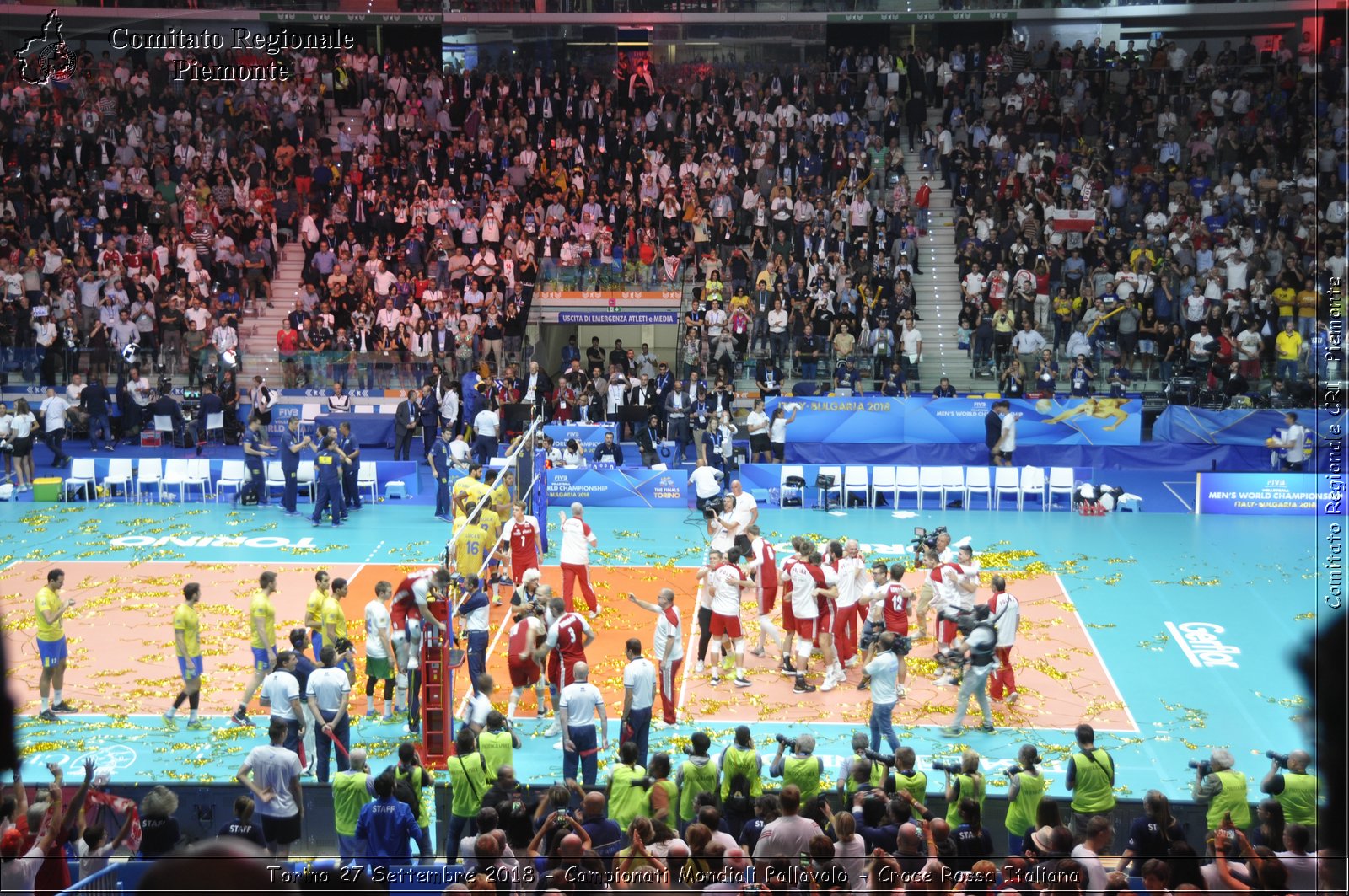 Torino 27 Settembre 2018 - Campionati Mondiali Pallavolo - Croce Rossa Italiana- Comitato Regionale del Piemonte