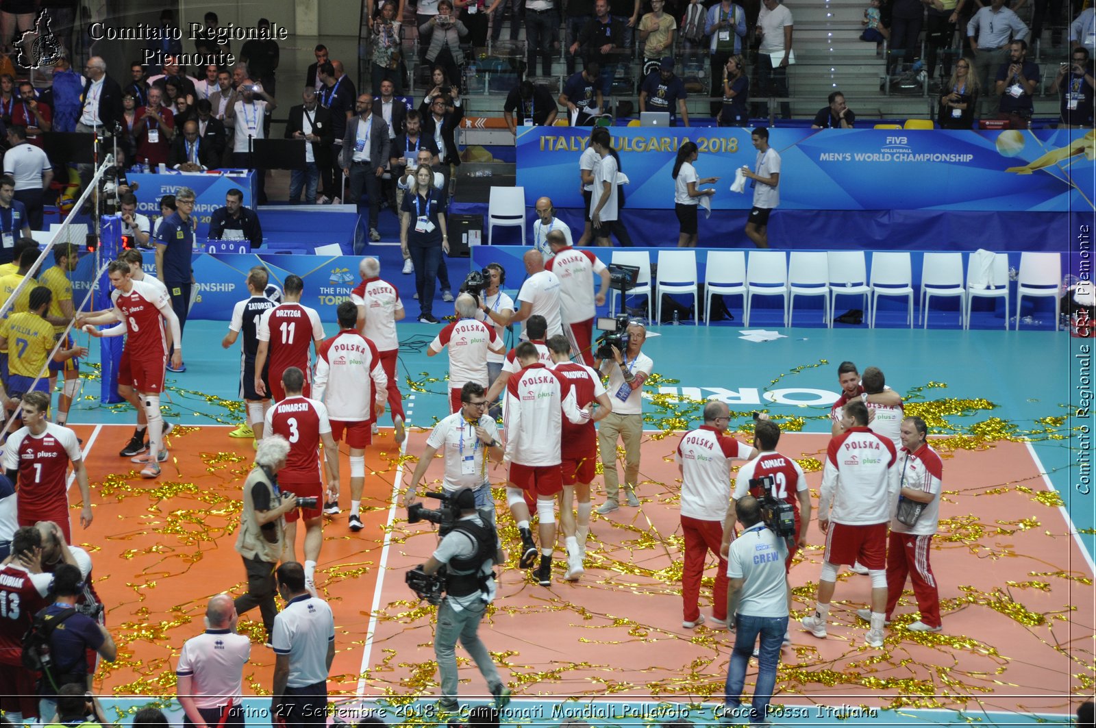 Torino 27 Settembre 2018 - Campionati Mondiali Pallavolo - Croce Rossa Italiana- Comitato Regionale del Piemonte