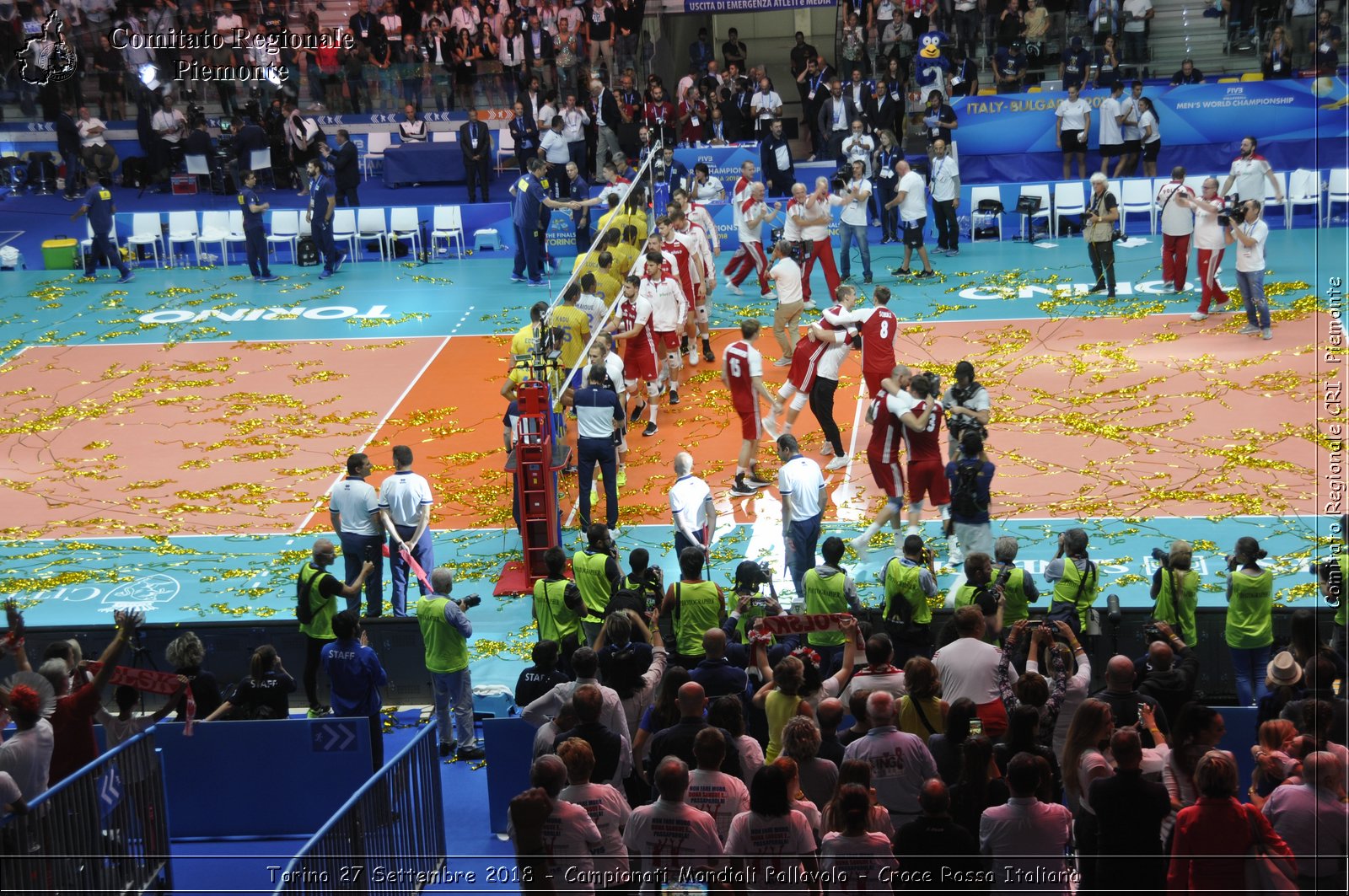 Torino 27 Settembre 2018 - Campionati Mondiali Pallavolo - Croce Rossa Italiana- Comitato Regionale del Piemonte