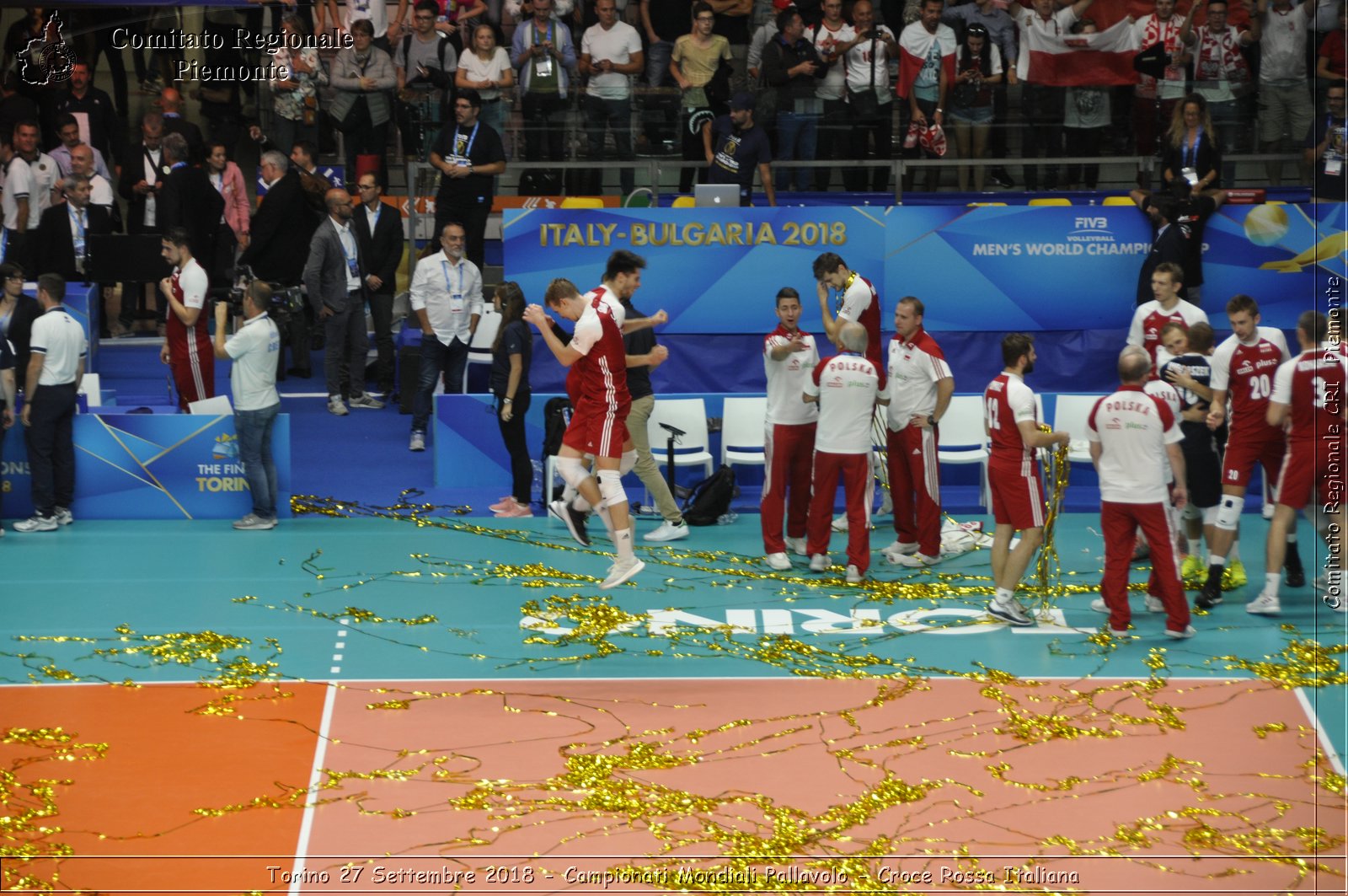 Torino 27 Settembre 2018 - Campionati Mondiali Pallavolo - Croce Rossa Italiana- Comitato Regionale del Piemonte