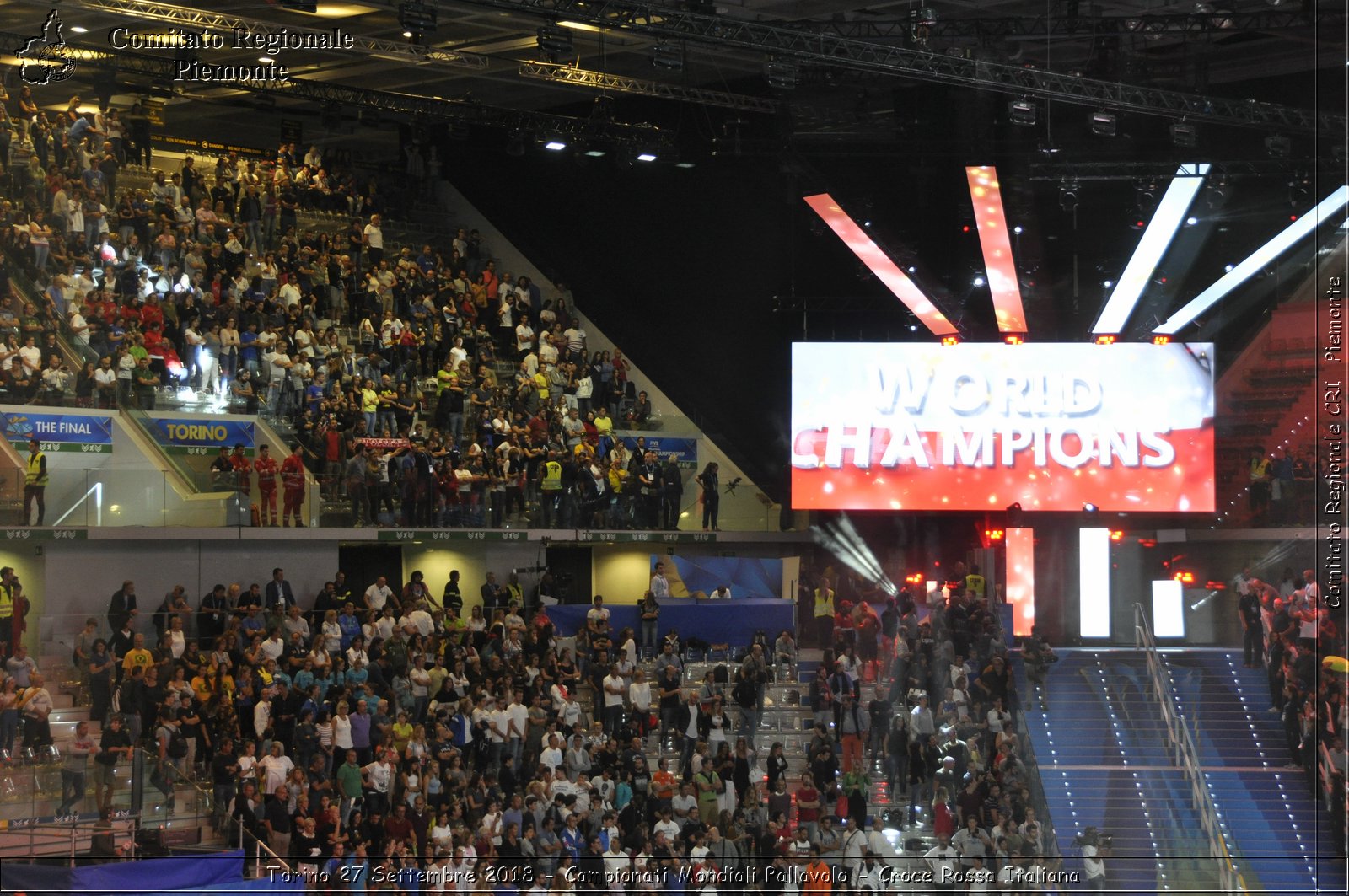 Torino 27 Settembre 2018 - Campionati Mondiali Pallavolo - Croce Rossa Italiana- Comitato Regionale del Piemonte