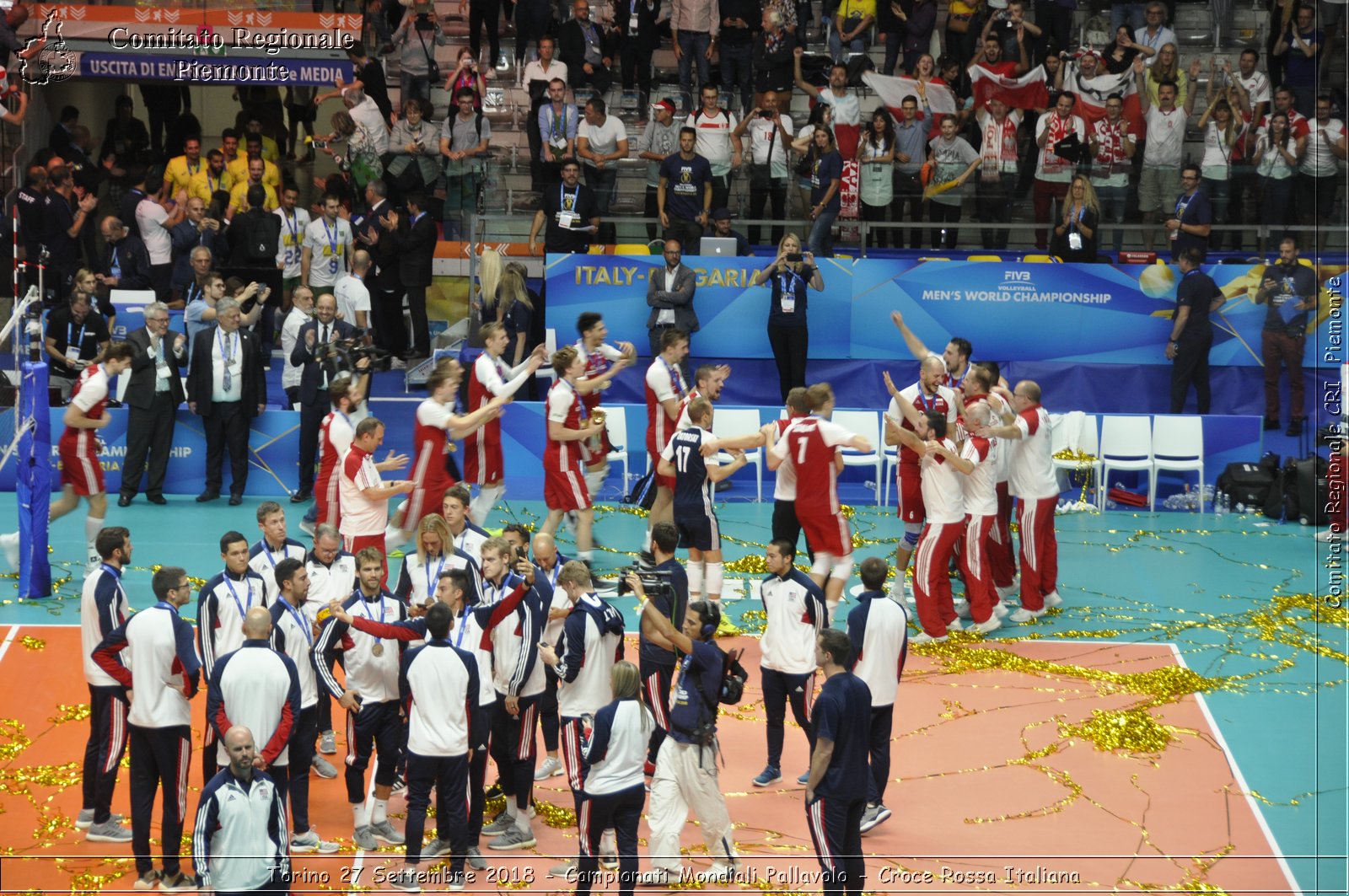 Torino 27 Settembre 2018 - Campionati Mondiali Pallavolo - Croce Rossa Italiana- Comitato Regionale del Piemonte