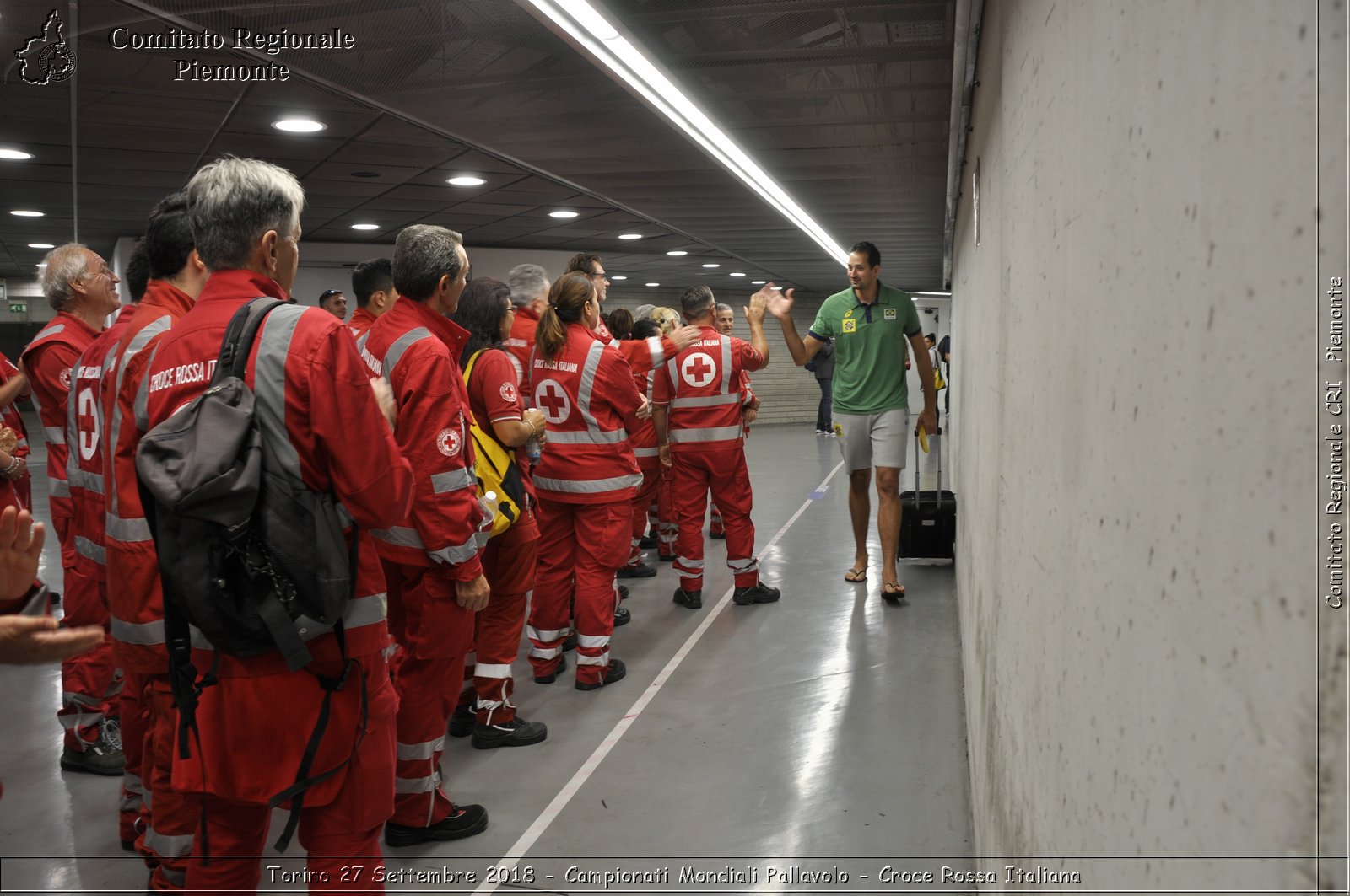 Torino 27 Settembre 2018 - Campionati Mondiali Pallavolo - Croce Rossa Italiana- Comitato Regionale del Piemonte