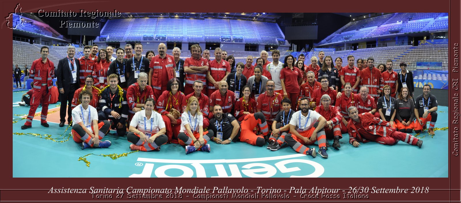 Torino 27 Settembre 2018 - Campionati Mondiali Pallavolo - Croce Rossa Italiana- Comitato Regionale del Piemonte