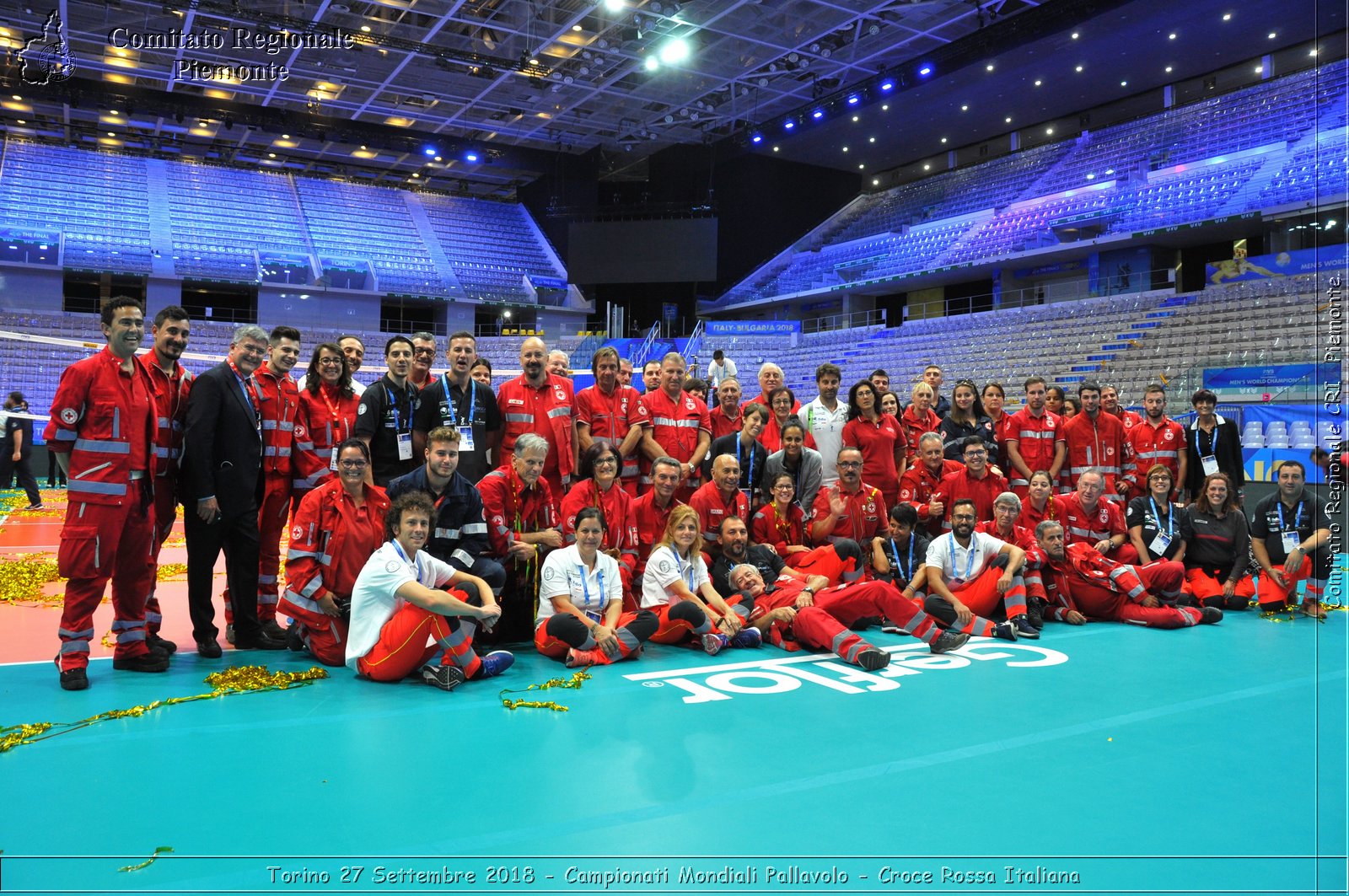 Torino 27 Settembre 2018 - Campionati Mondiali Pallavolo - Croce Rossa Italiana- Comitato Regionale del Piemonte