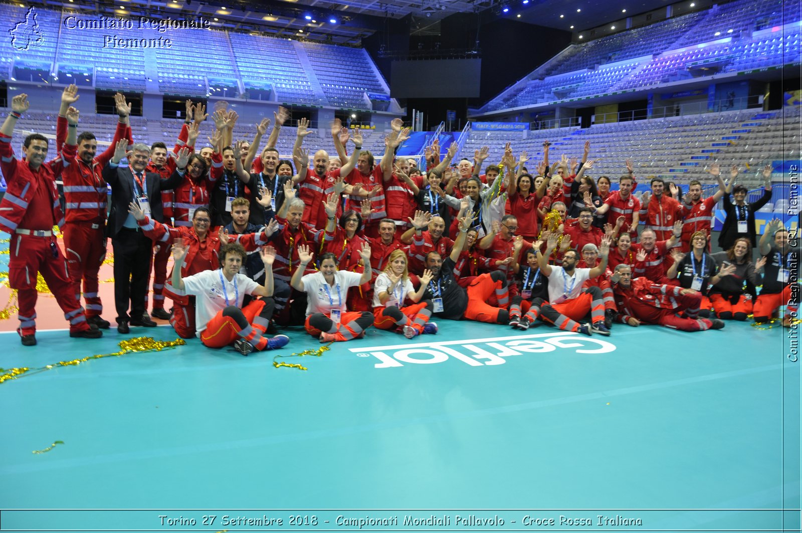 Torino 27 Settembre 2018 - Campionati Mondiali Pallavolo - Croce Rossa Italiana- Comitato Regionale del Piemonte