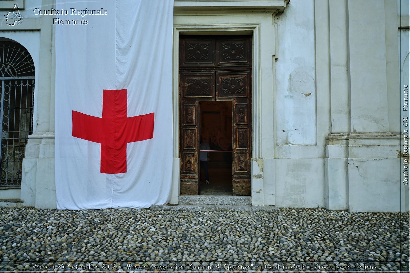 Vercelli 29 Settembre 2018 - Mostra Fotografica "Cammini di Speranza" di Ibrahim Malla - Croce Rossa Italiana- Comitato Regionale del Piemonte