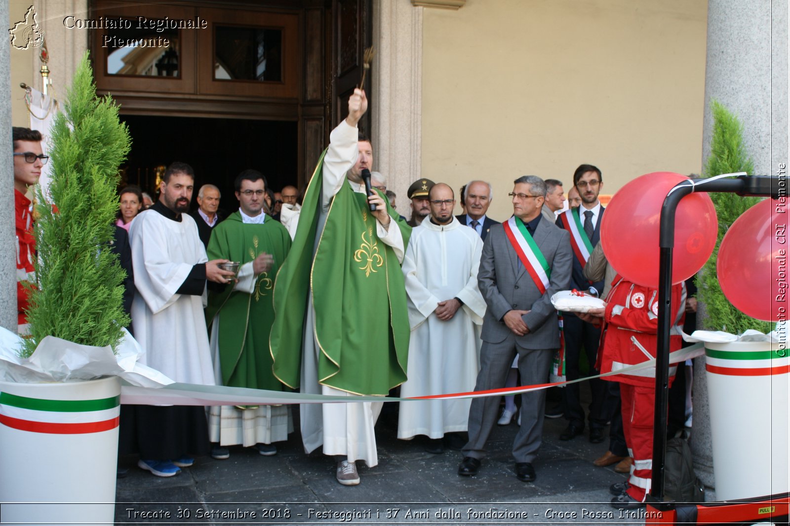 Trecate 30 Settembre 2018 - Festeggiati i 37 Anni dalla fondazione - Croce Rossa Italiana- Comitato Regionale del Piemonte