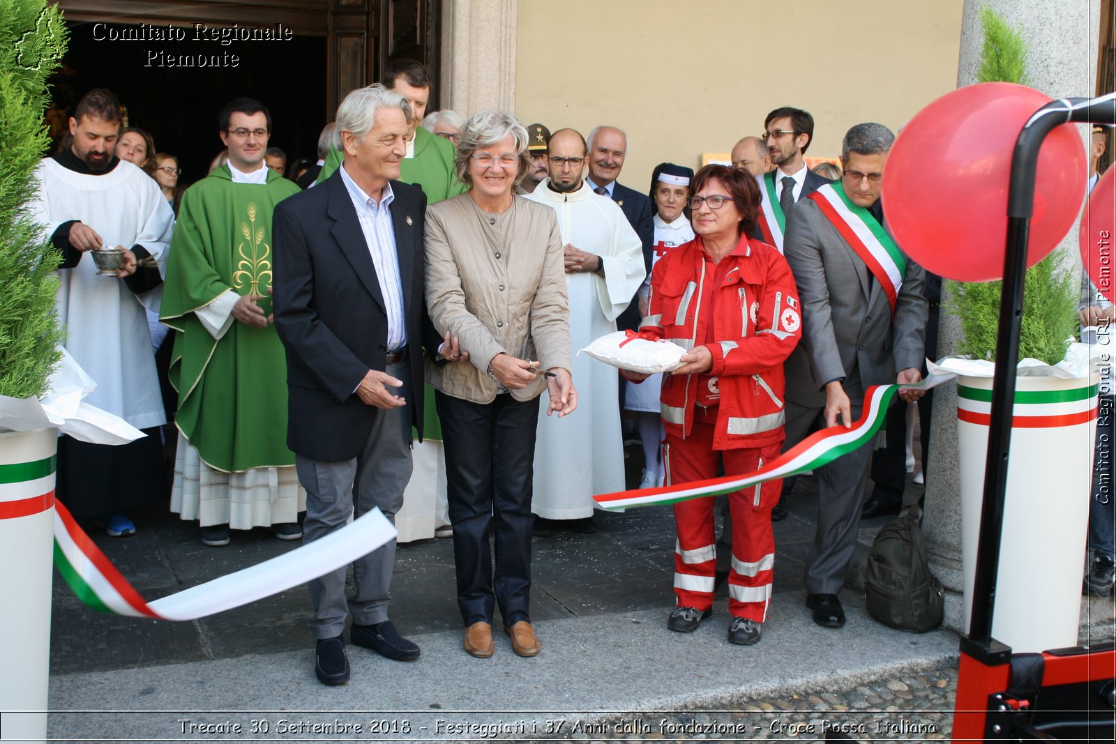 Trecate 30 Settembre 2018 - Festeggiati i 37 Anni dalla fondazione - Croce Rossa Italiana- Comitato Regionale del Piemonte