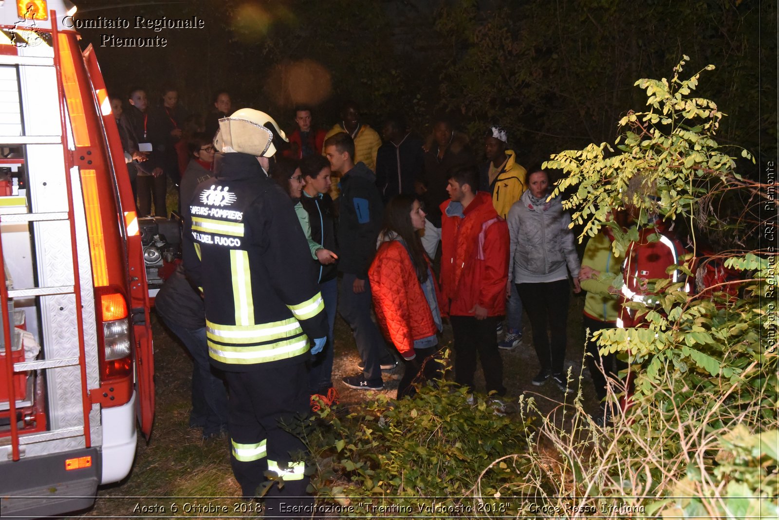 Aosta 6 Ottobre 2018 - Esercitazione "Trentino Valdaosta 2018" - Croce Rossa Italiana- Comitato Regionale del Piemonte