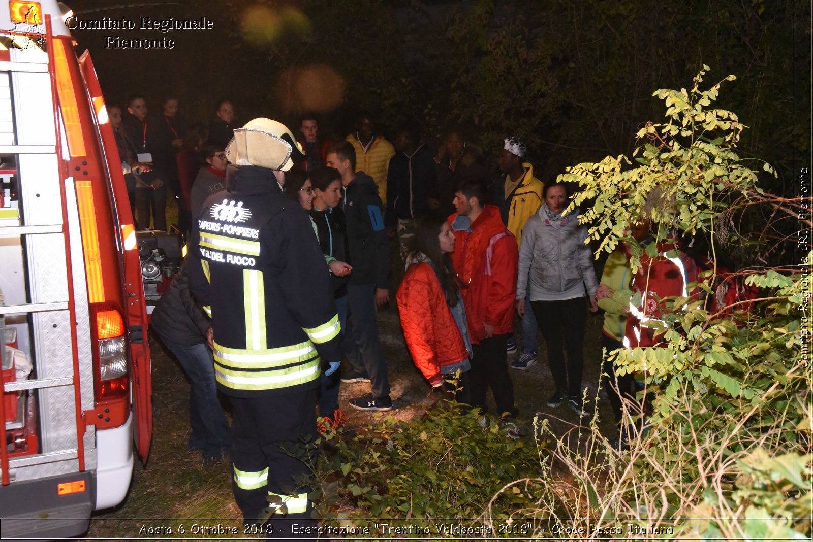 Aosta 6 Ottobre 2018 - Esercitazione "Trentino Valdaosta 2018" - Croce Rossa Italiana- Comitato Regionale del Piemonte