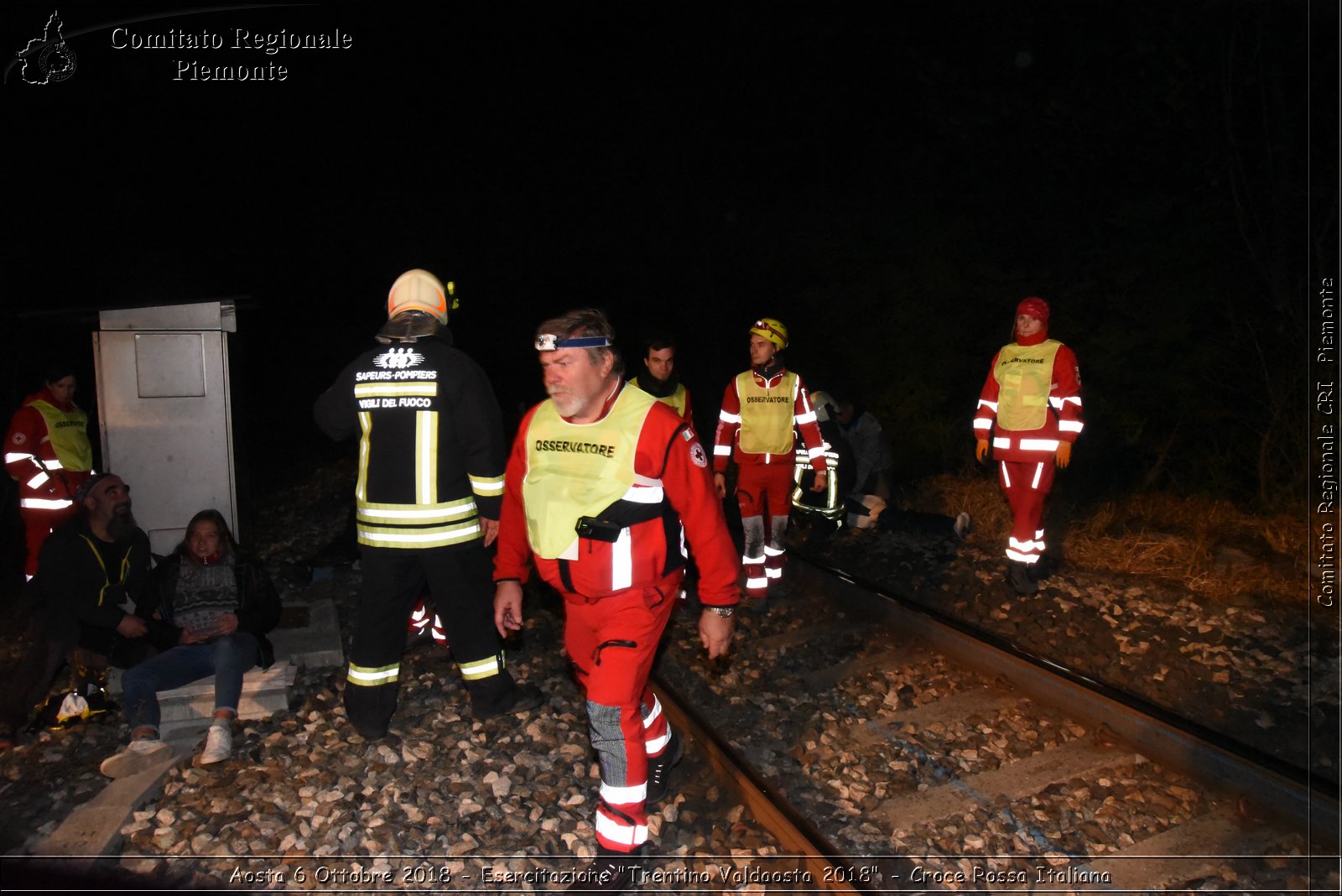 Aosta 6 Ottobre 2018 - Esercitazione "Trentino Valdaosta 2018" - Croce Rossa Italiana- Comitato Regionale del Piemonte