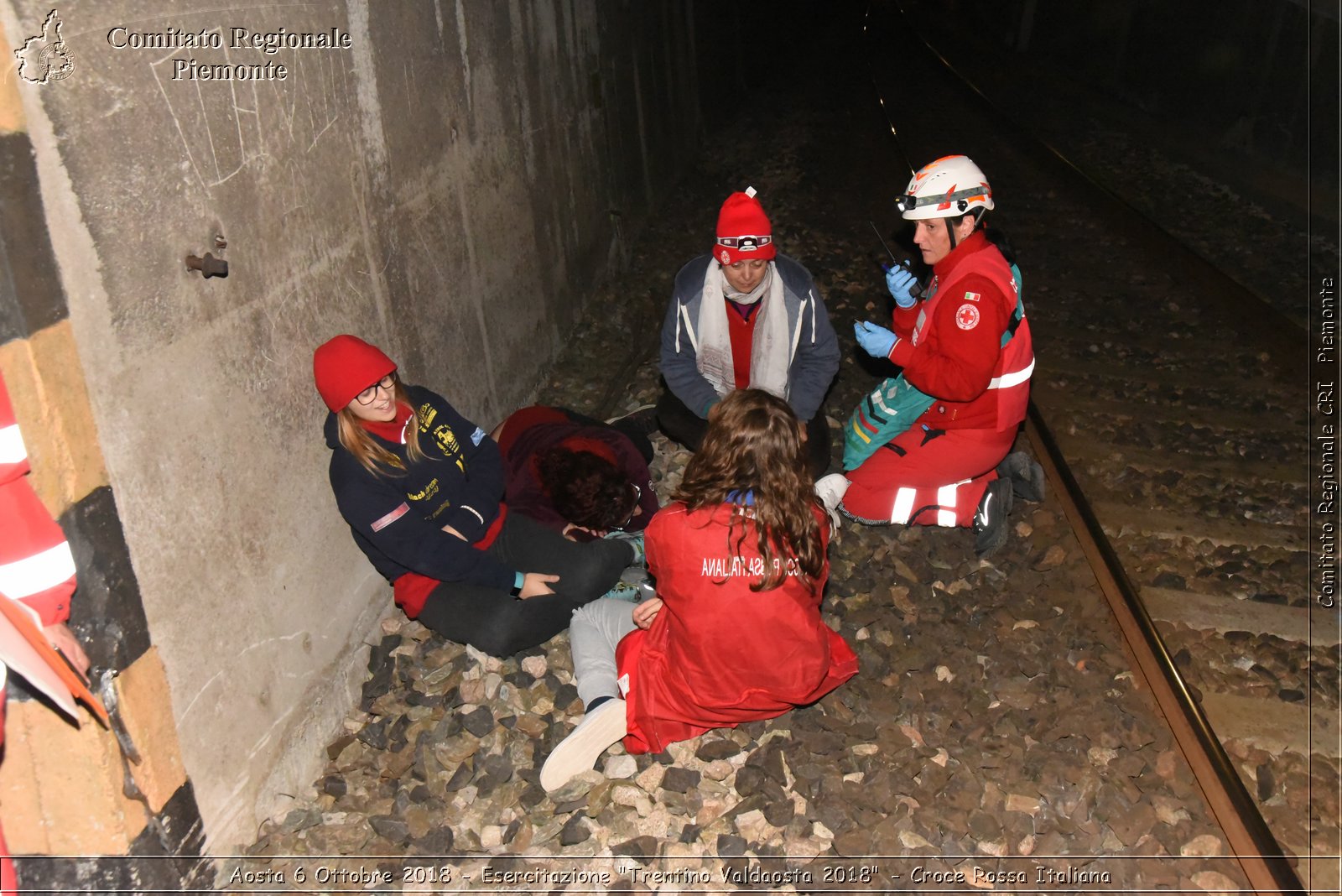 Aosta 6 Ottobre 2018 - Esercitazione "Trentino Valdaosta 2018" - Croce Rossa Italiana- Comitato Regionale del Piemonte