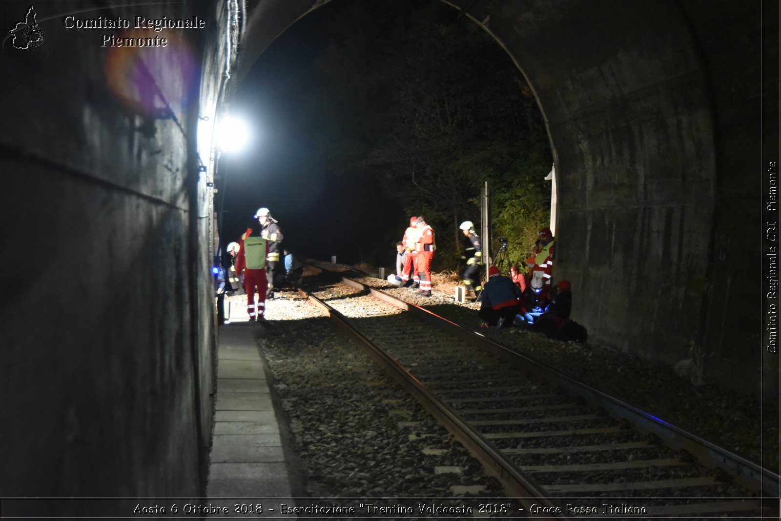 Aosta 6 Ottobre 2018 - Esercitazione "Trentino Valdaosta 2018" - Croce Rossa Italiana- Comitato Regionale del Piemonte