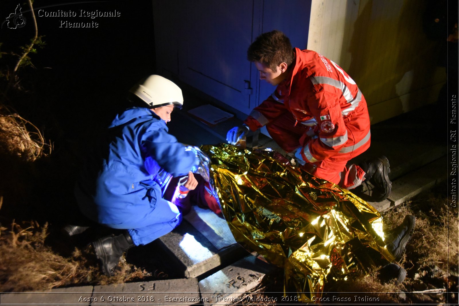 Aosta 6 Ottobre 2018 - Esercitazione "Trentino Valdaosta 2018" - Croce Rossa Italiana- Comitato Regionale del Piemonte