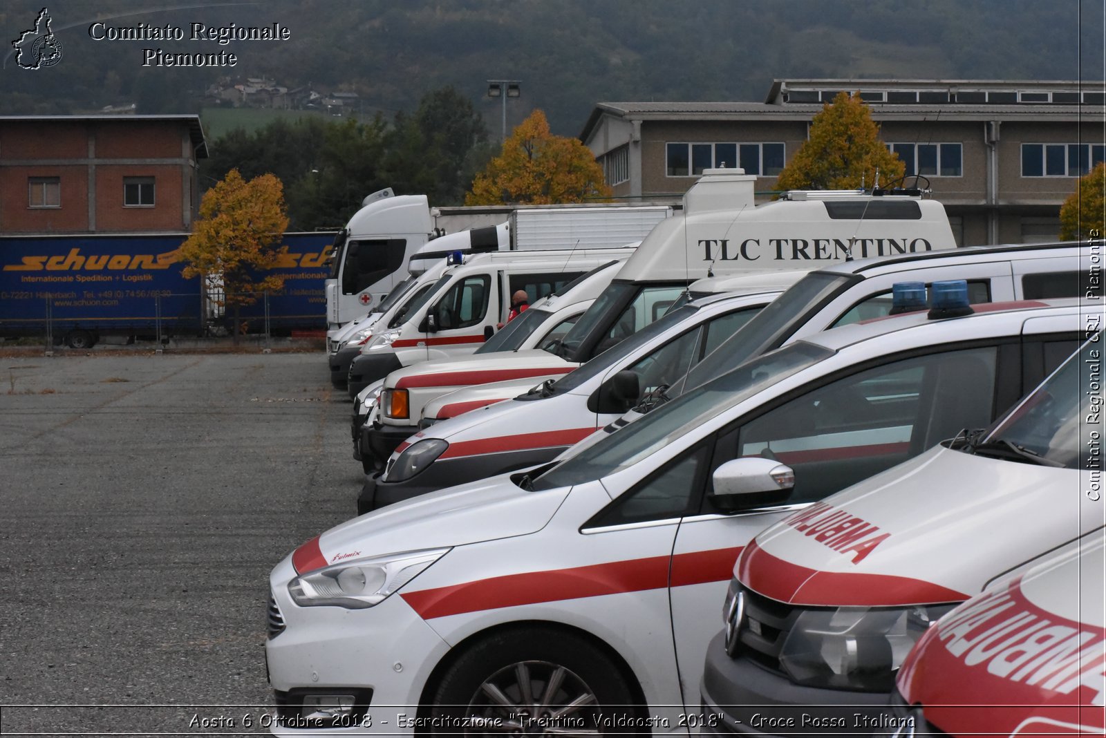 Aosta 6 Ottobre 2018 - Esercitazione "Trentino Valdaosta 2018" - Croce Rossa Italiana- Comitato Regionale del Piemonte