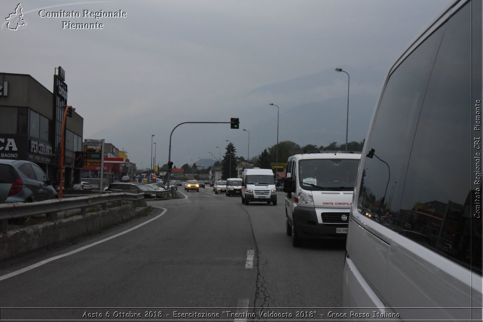 Aosta 6 Ottobre 2018 - Esercitazione "Trentino Valdaosta 2018" - Croce Rossa Italiana- Comitato Regionale del Piemonte