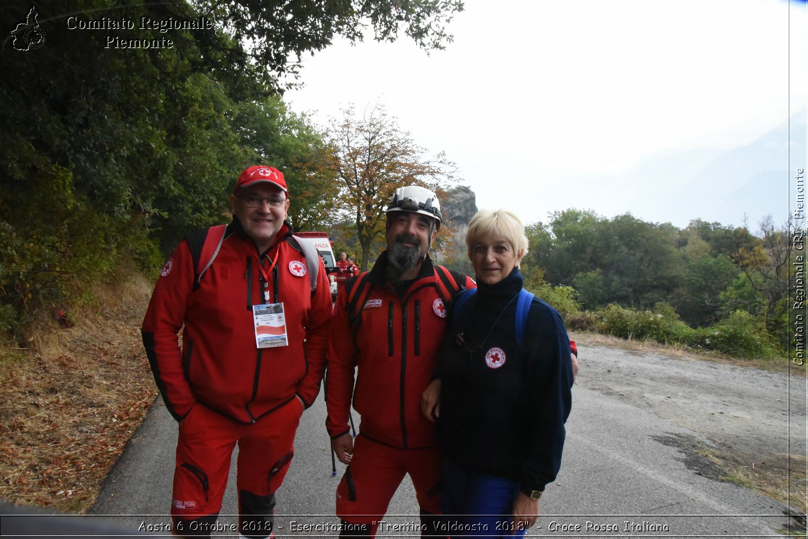 Aosta 6 Ottobre 2018 - Esercitazione "Trentino Valdaosta 2018" - Croce Rossa Italiana- Comitato Regionale del Piemonte