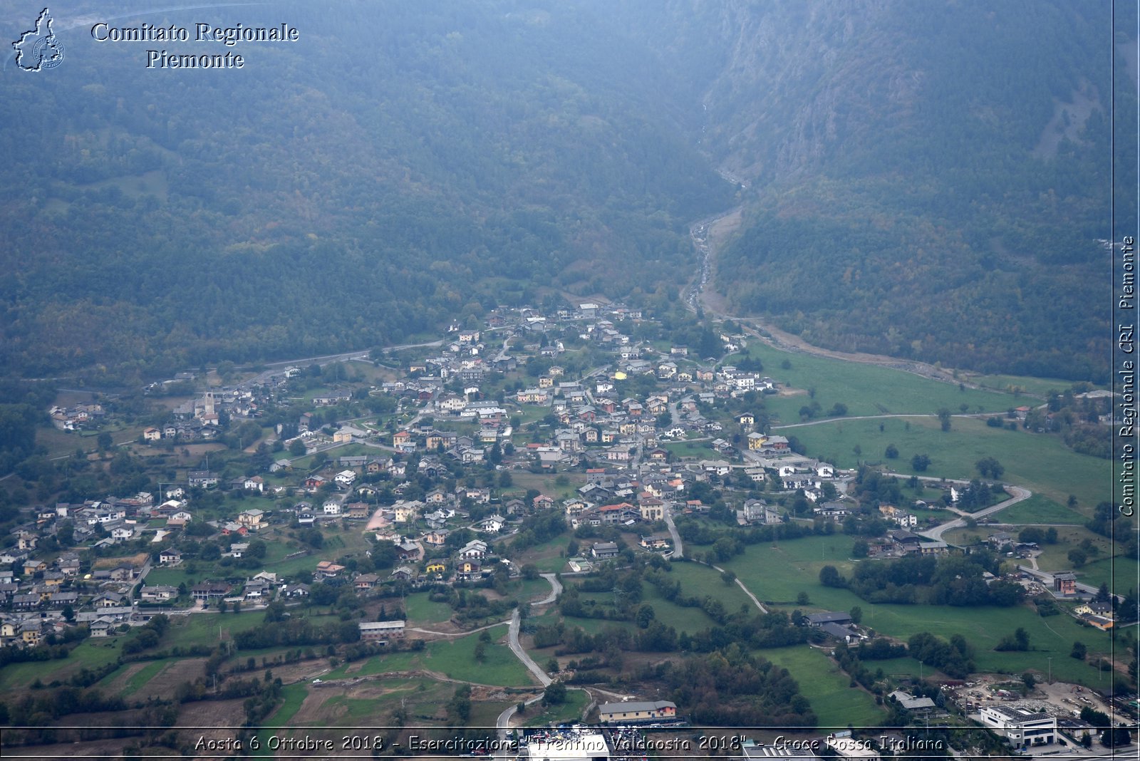 Aosta 6 Ottobre 2018 - Esercitazione "Trentino Valdaosta 2018" - Croce Rossa Italiana- Comitato Regionale del Piemonte