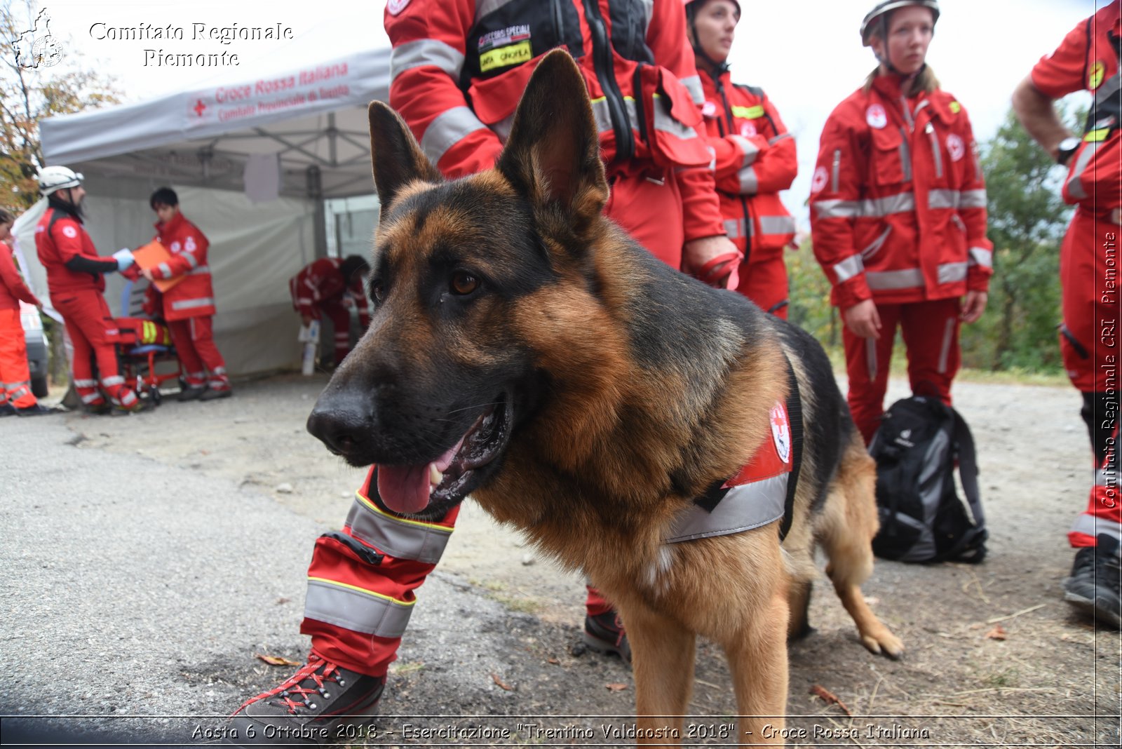 Aosta 6 Ottobre 2018 - Esercitazione "Trentino Valdaosta 2018" - Croce Rossa Italiana- Comitato Regionale del Piemonte