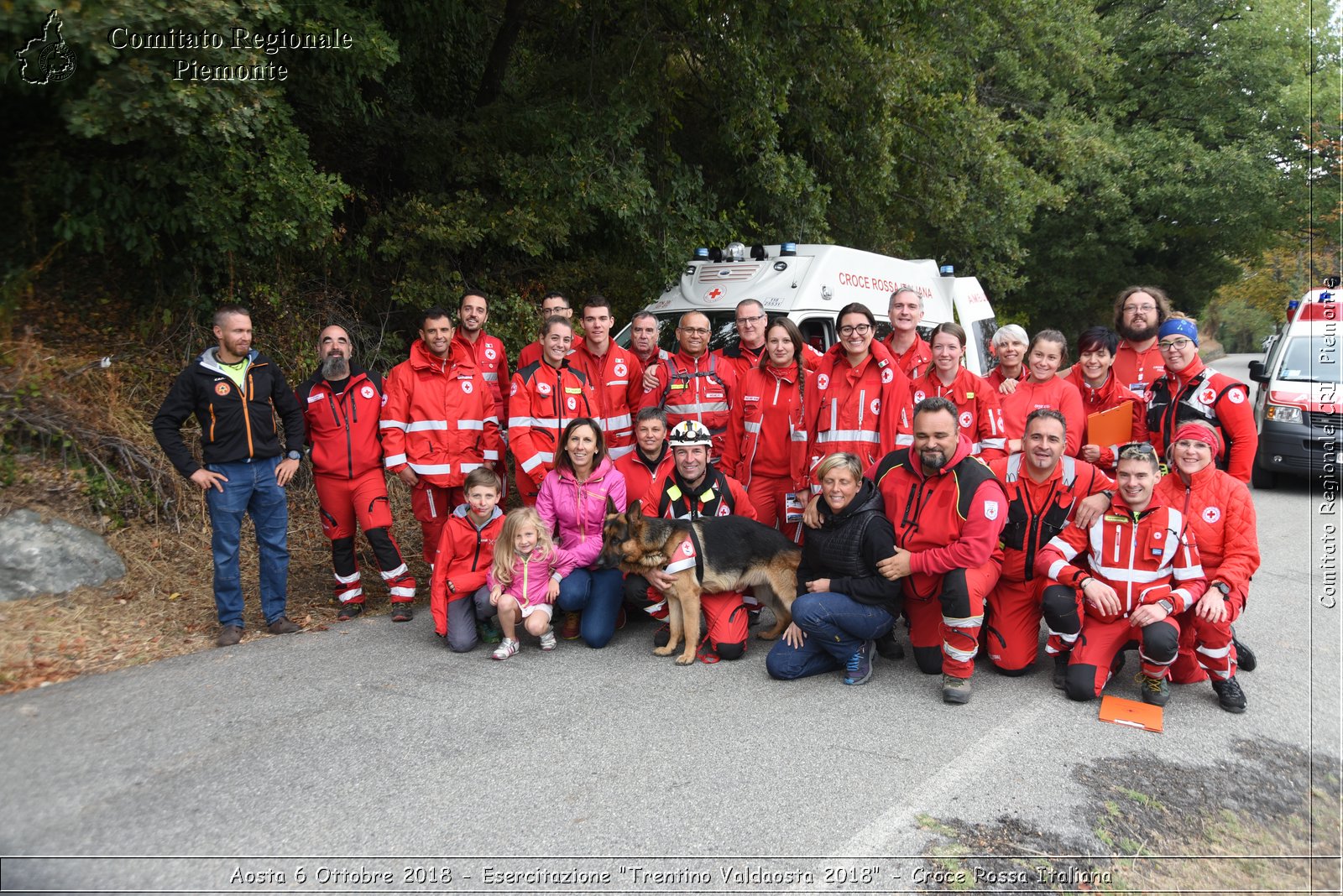 Aosta 6 Ottobre 2018 - Esercitazione "Trentino Valdaosta 2018" - Croce Rossa Italiana- Comitato Regionale del Piemonte