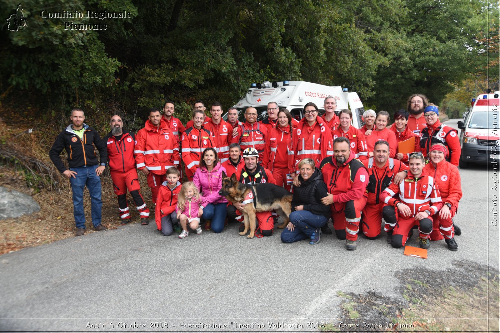 Aosta 6 Ottobre 2018 - Esercitazione "Trentino Valdaosta 2018" - Croce Rossa Italiana- Comitato Regionale del Piemonte