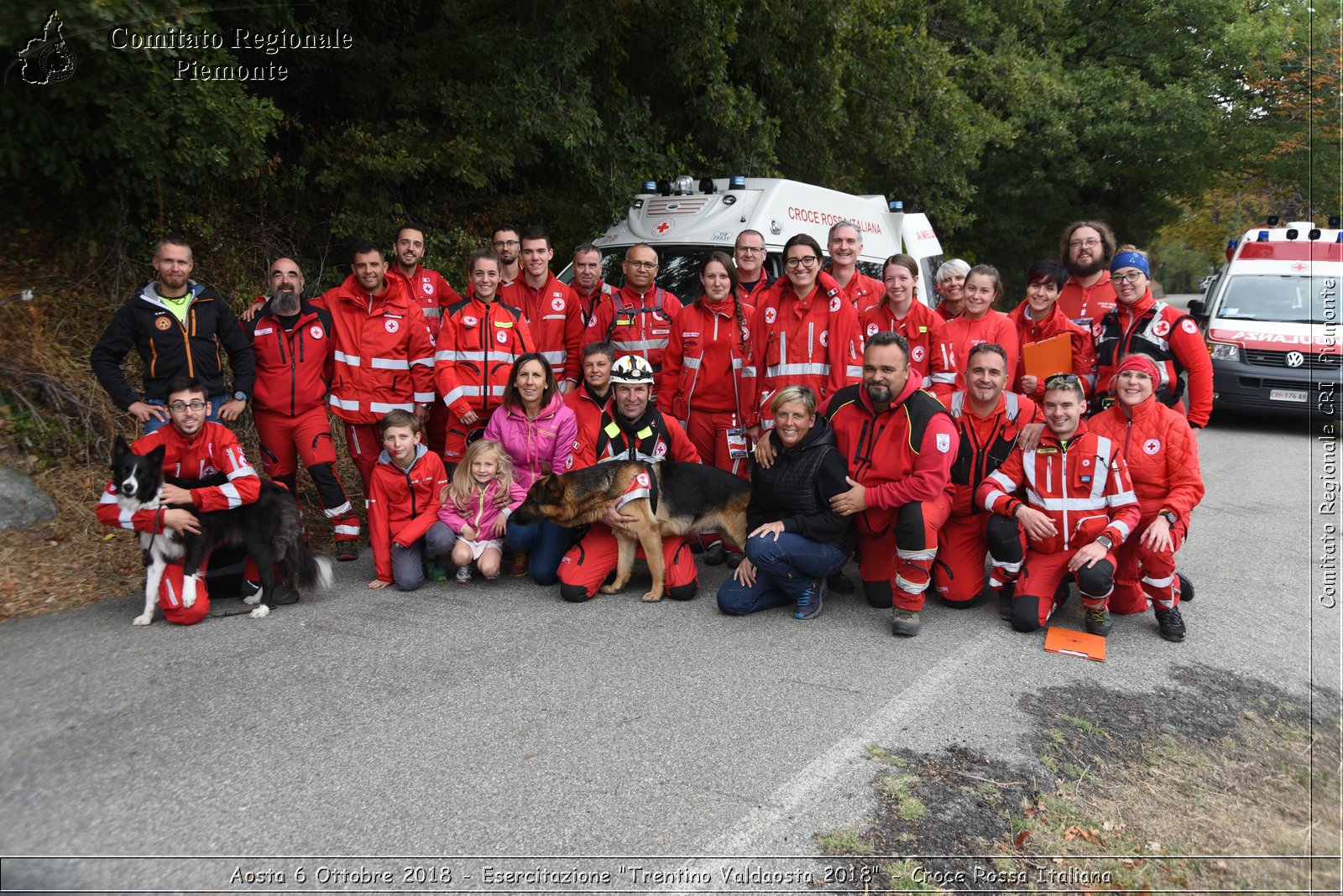 Aosta 6 Ottobre 2018 - Esercitazione "Trentino Valdaosta 2018" - Croce Rossa Italiana- Comitato Regionale del Piemonte