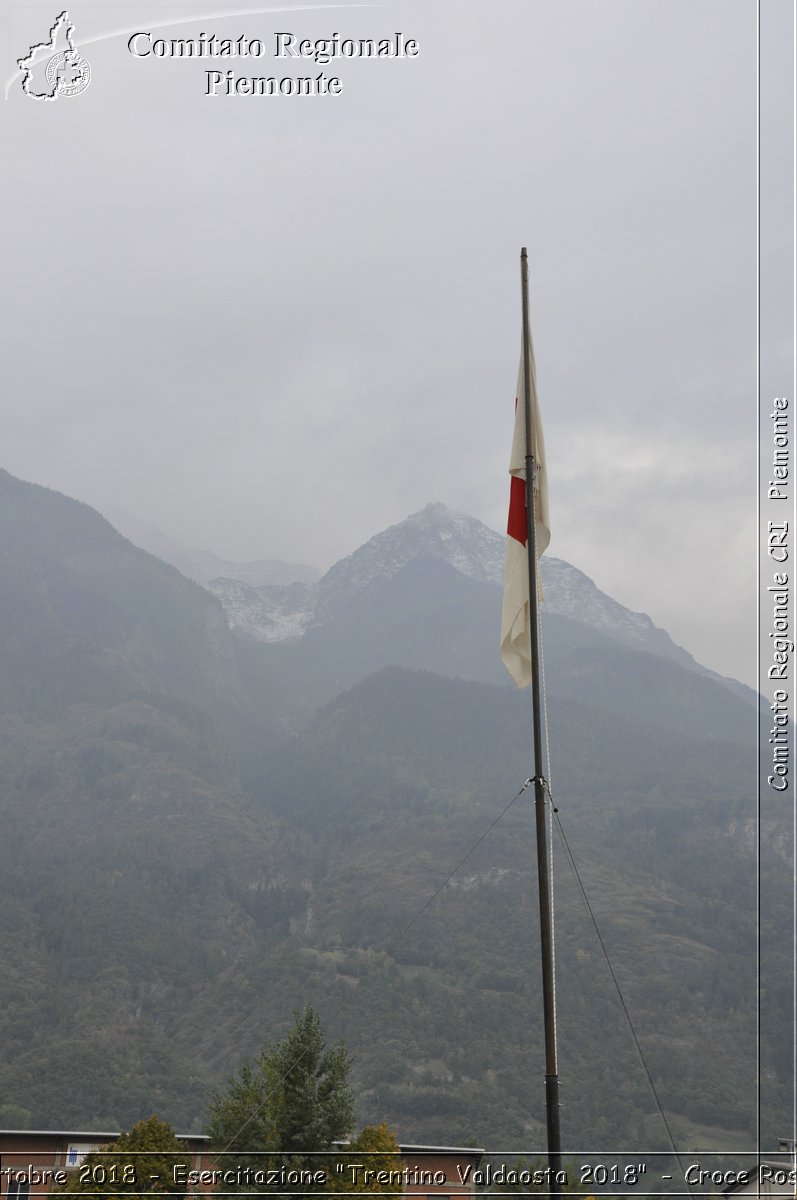 Aosta 6 Ottobre 2018 - Esercitazione "Trentino Valdaosta 2018" - Croce Rossa Italiana- Comitato Regionale del Piemonte