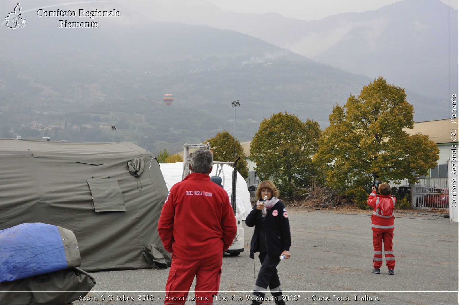 Aosta 6 Ottobre 2018 - Esercitazione "Trentino Valdaosta 2018" - Croce Rossa Italiana- Comitato Regionale del Piemonte