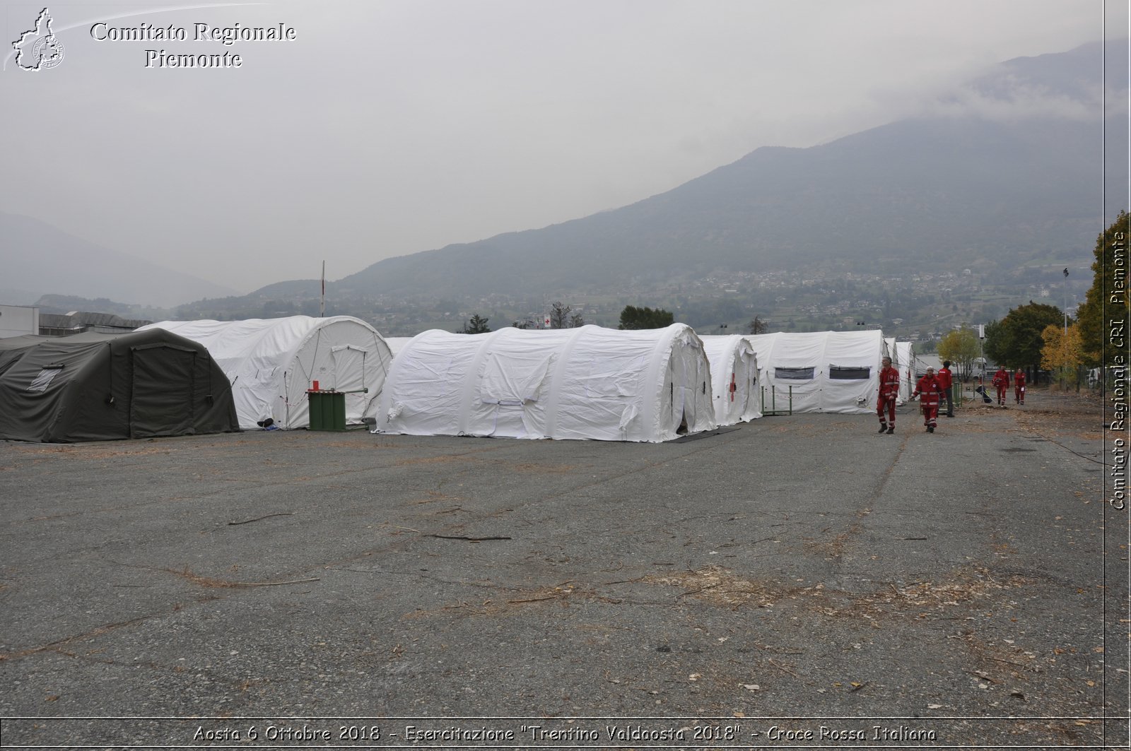 Aosta 6 Ottobre 2018 - Esercitazione "Trentino Valdaosta 2018" - Croce Rossa Italiana- Comitato Regionale del Piemonte