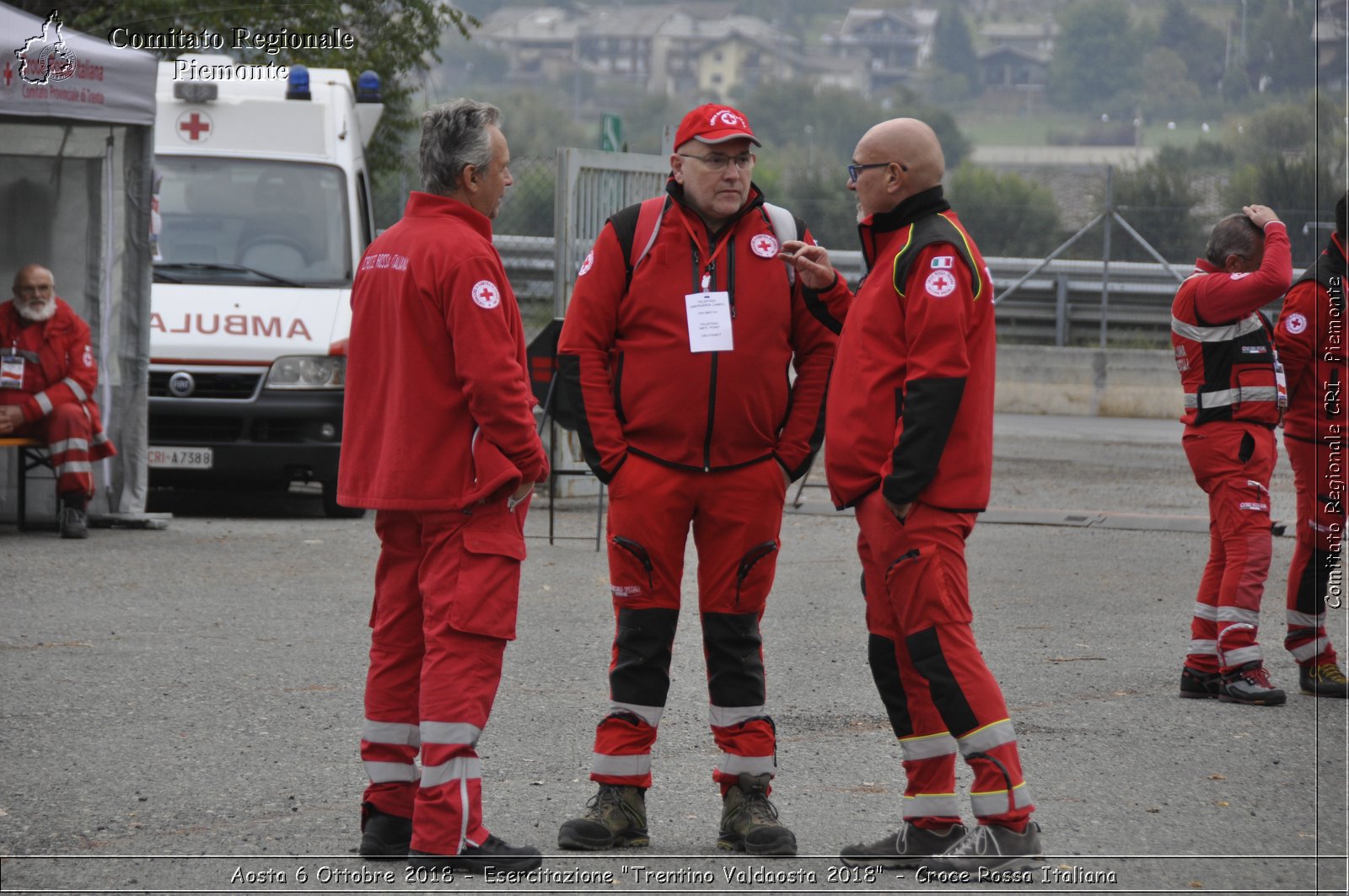 Aosta 6 Ottobre 2018 - Esercitazione "Trentino Valdaosta 2018" - Croce Rossa Italiana- Comitato Regionale del Piemonte