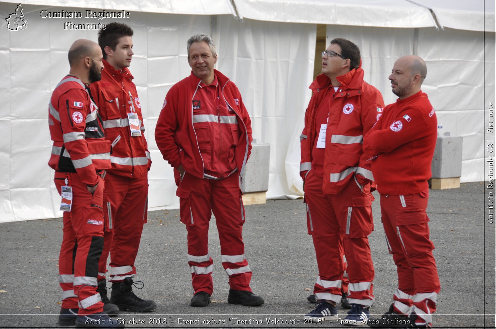 Aosta 6 Ottobre 2018 - Esercitazione "Trentino Valdaosta 2018" - Croce Rossa Italiana- Comitato Regionale del Piemonte