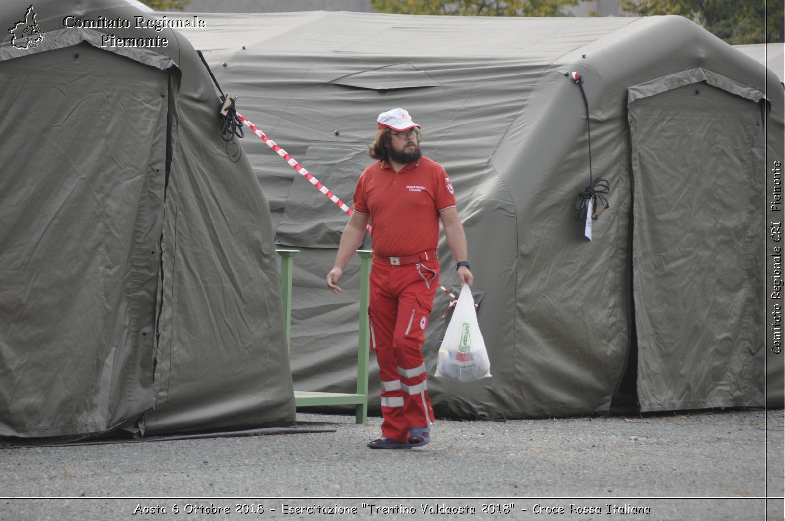 Aosta 6 Ottobre 2018 - Esercitazione "Trentino Valdaosta 2018" - Croce Rossa Italiana- Comitato Regionale del Piemonte