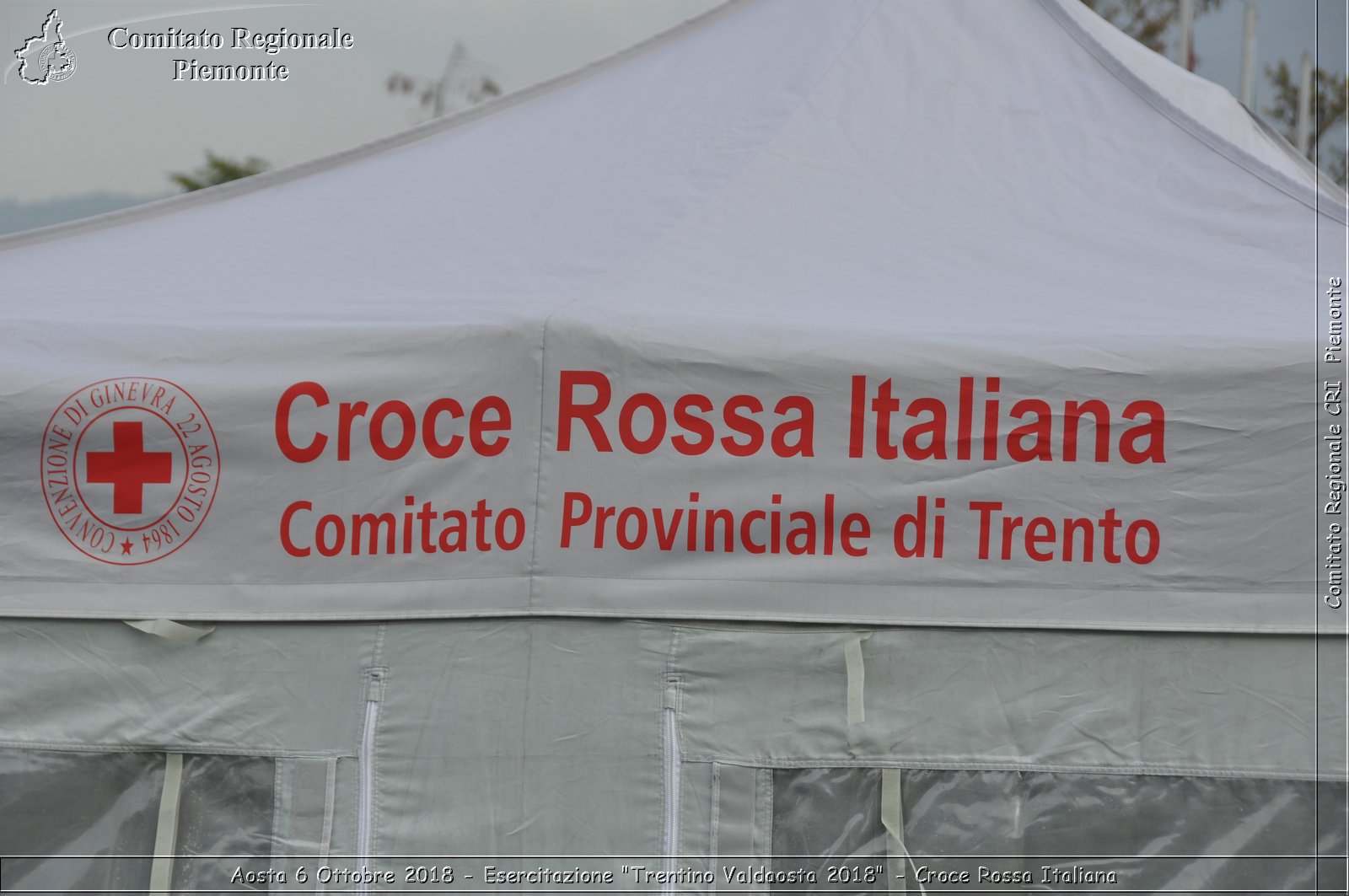 Aosta 6 Ottobre 2018 - Esercitazione "Trentino Valdaosta 2018" - Croce Rossa Italiana- Comitato Regionale del Piemonte