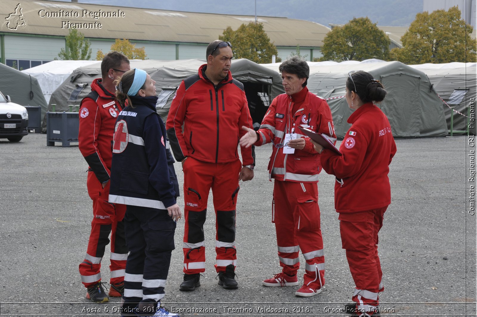 Aosta 6 Ottobre 2018 - Esercitazione "Trentino Valdaosta 2018" - Croce Rossa Italiana- Comitato Regionale del Piemonte