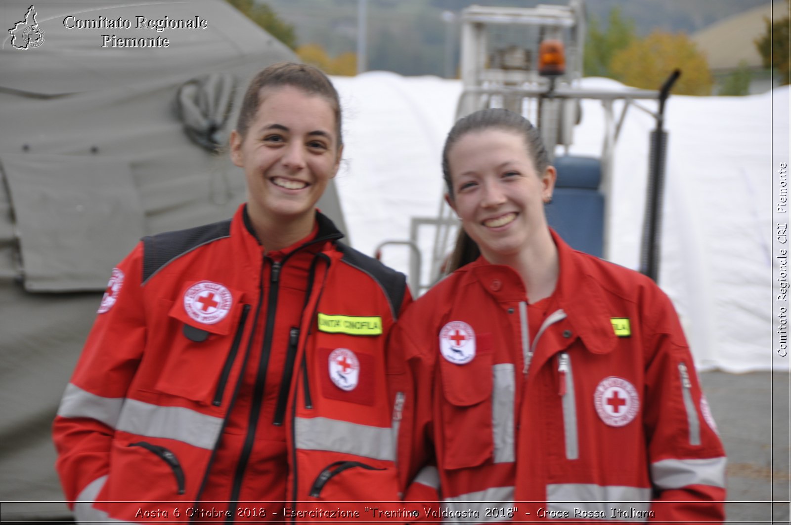 Aosta 6 Ottobre 2018 - Esercitazione "Trentino Valdaosta 2018" - Croce Rossa Italiana- Comitato Regionale del Piemonte