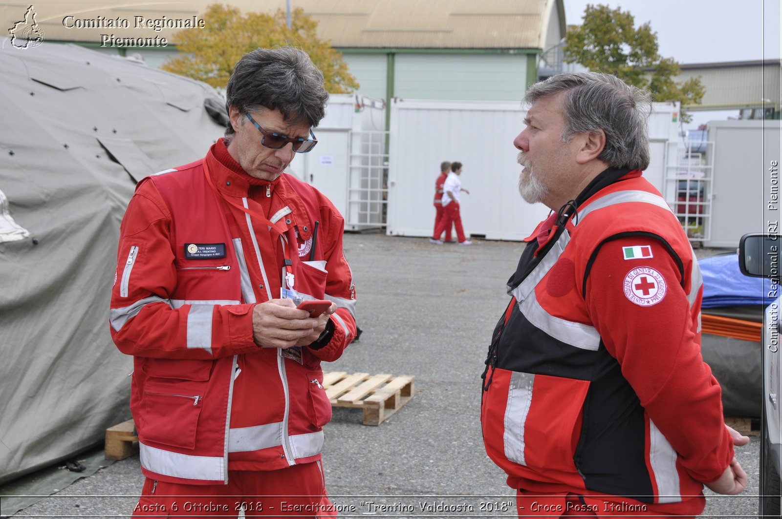 Aosta 6 Ottobre 2018 - Esercitazione "Trentino Valdaosta 2018" - Croce Rossa Italiana- Comitato Regionale del Piemonte